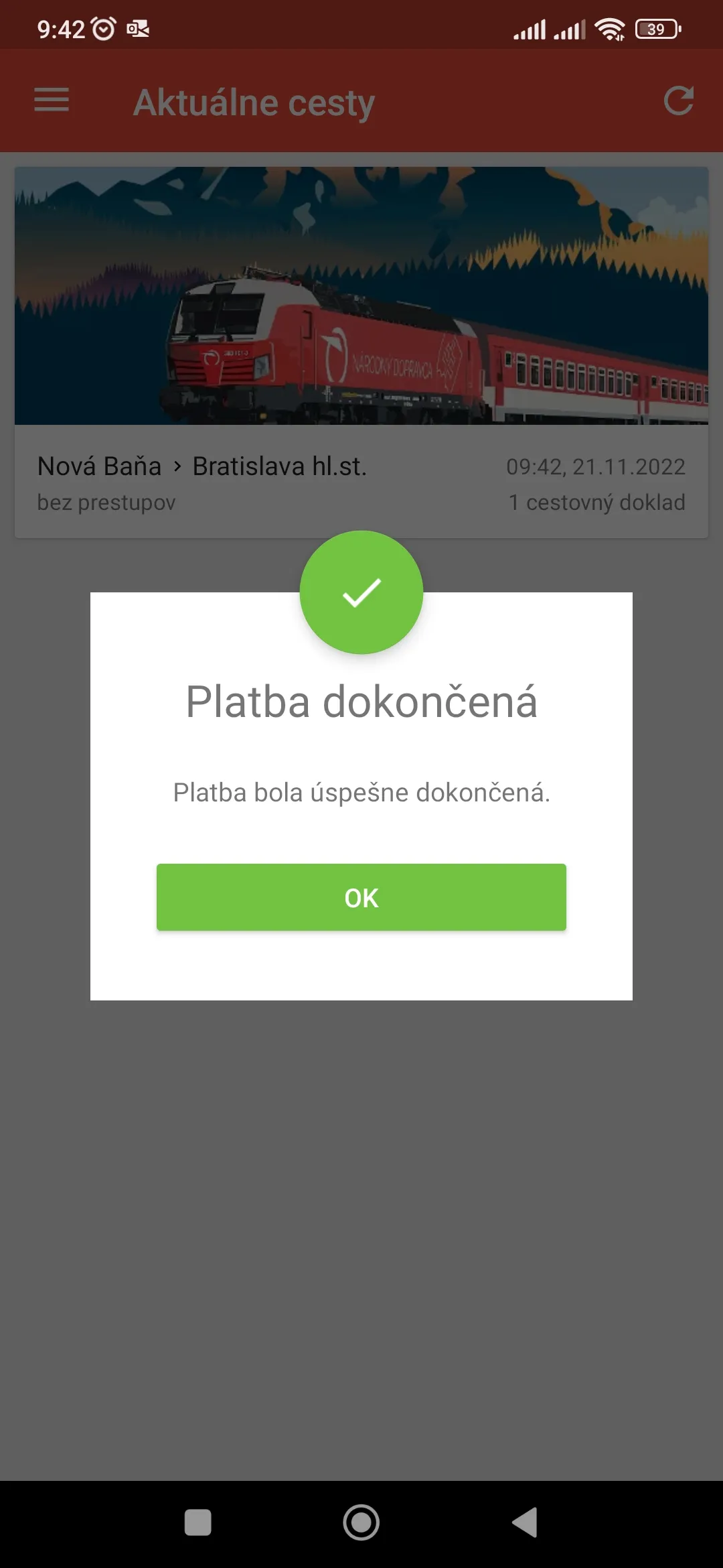 Ideme vlakom | Indus Appstore | Screenshot