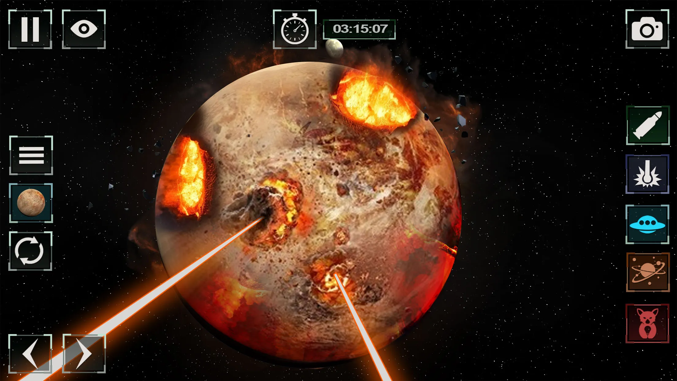 Destroy The Earth Destruction | Indus Appstore | Screenshot