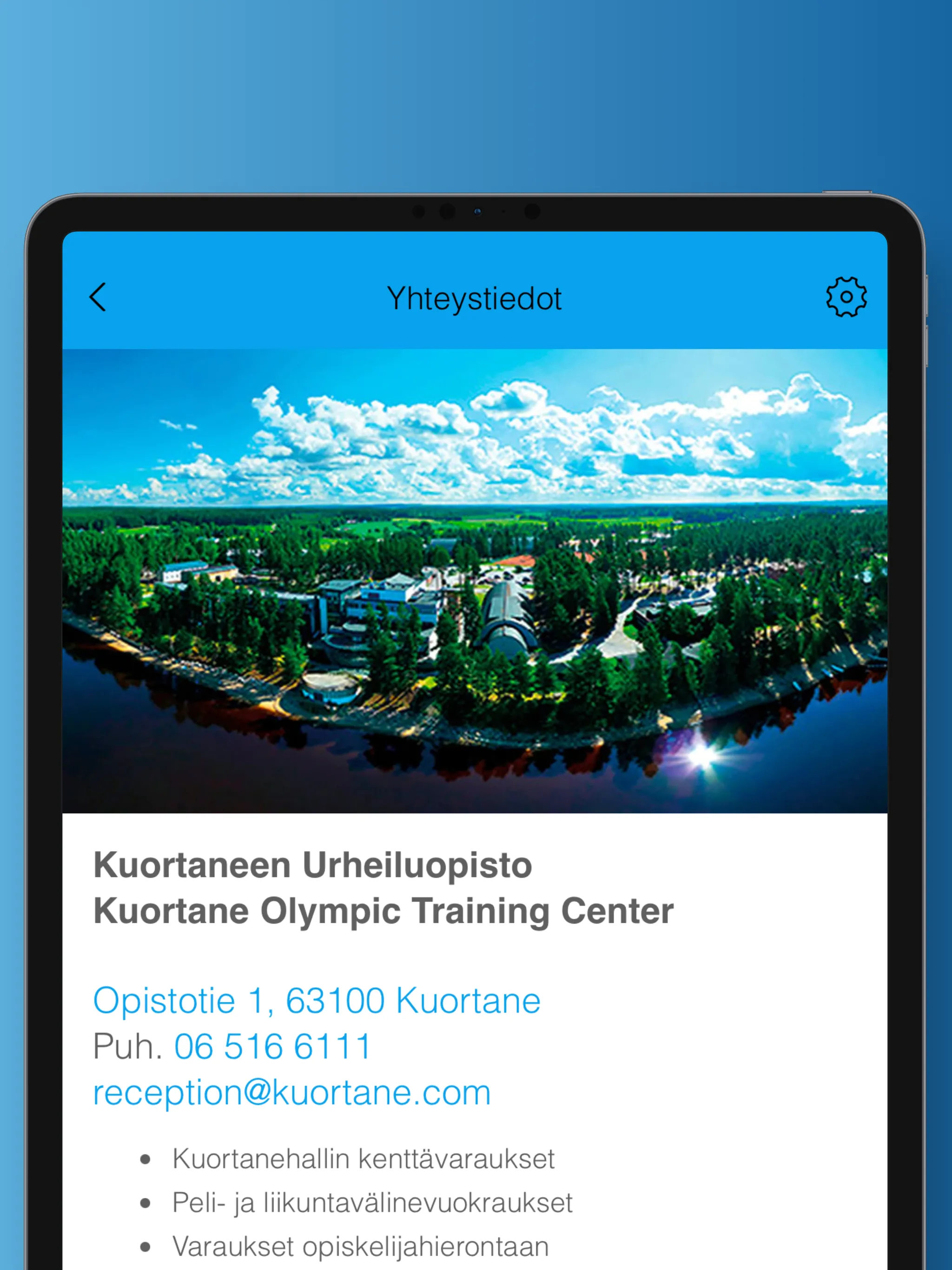 Kuortane OTC | Indus Appstore | Screenshot