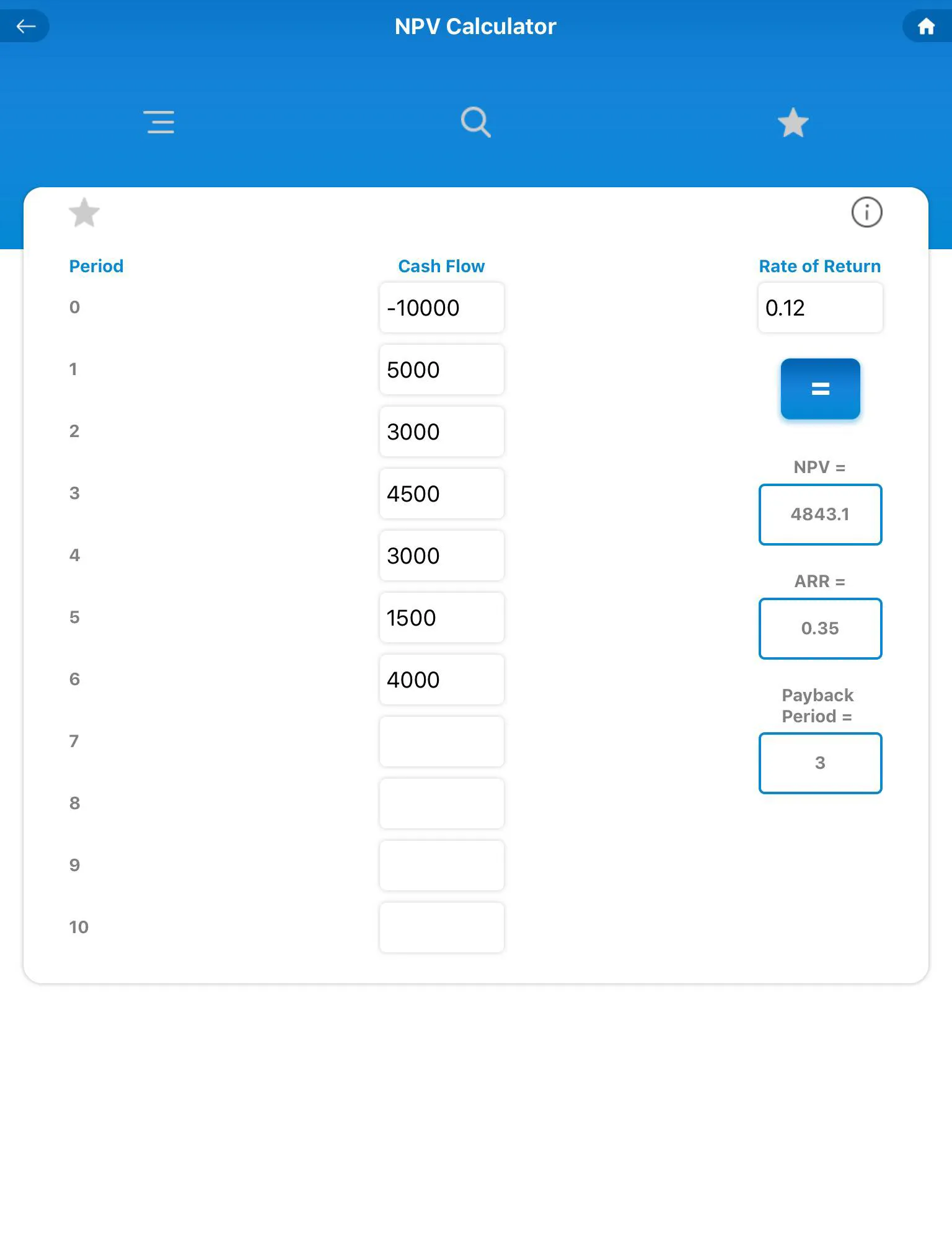 Valuation Calculator | Indus Appstore | Screenshot