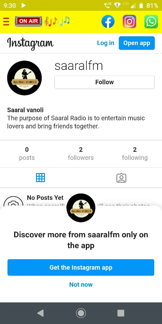 Arani Saaral FM | Indus Appstore | Screenshot