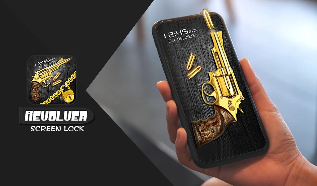 Revolver Lock Screen | Indus Appstore | Screenshot