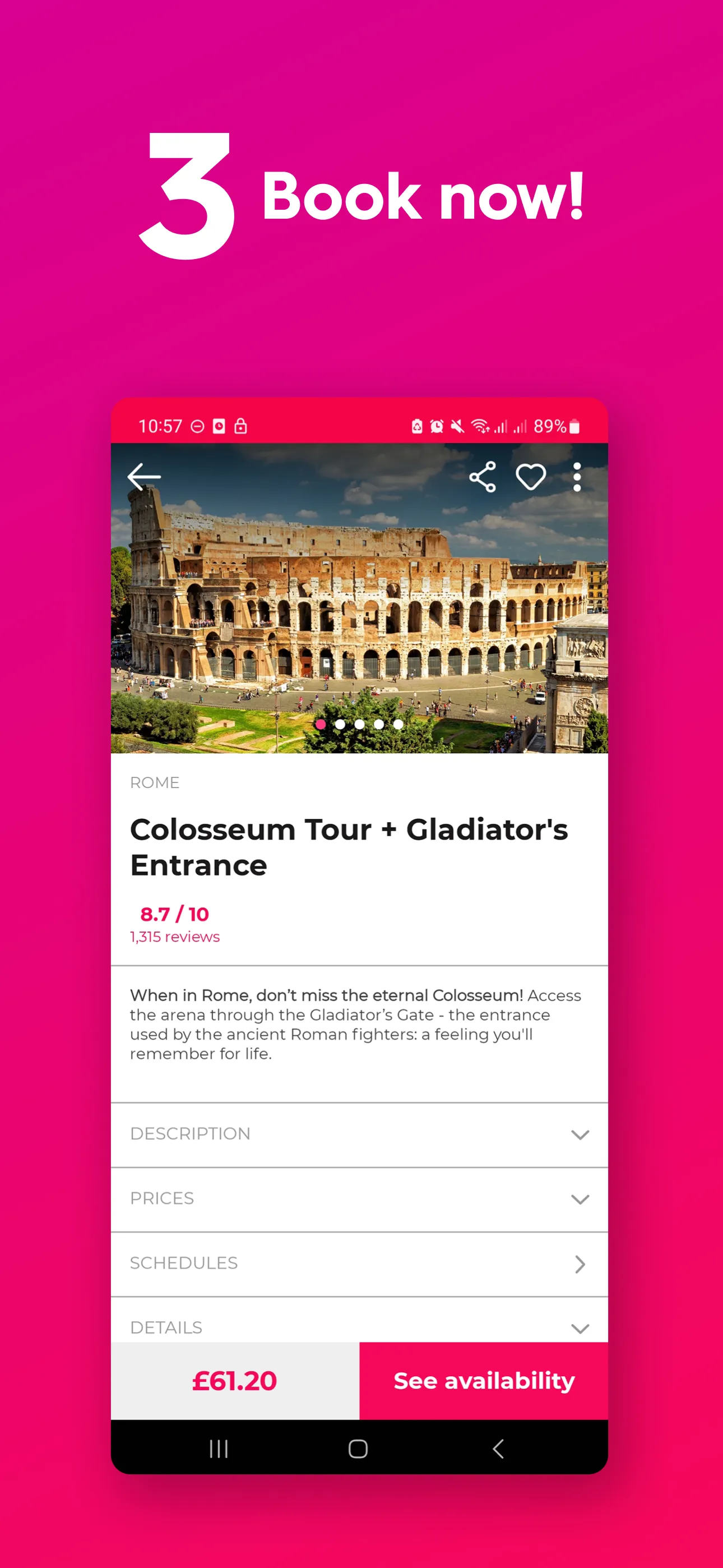 Civitatis: Fill your trip! | Indus Appstore | Screenshot