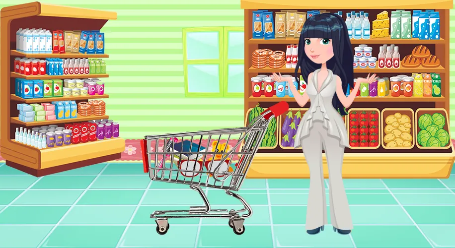 Shopping Girl Supermarket | Indus Appstore | Screenshot