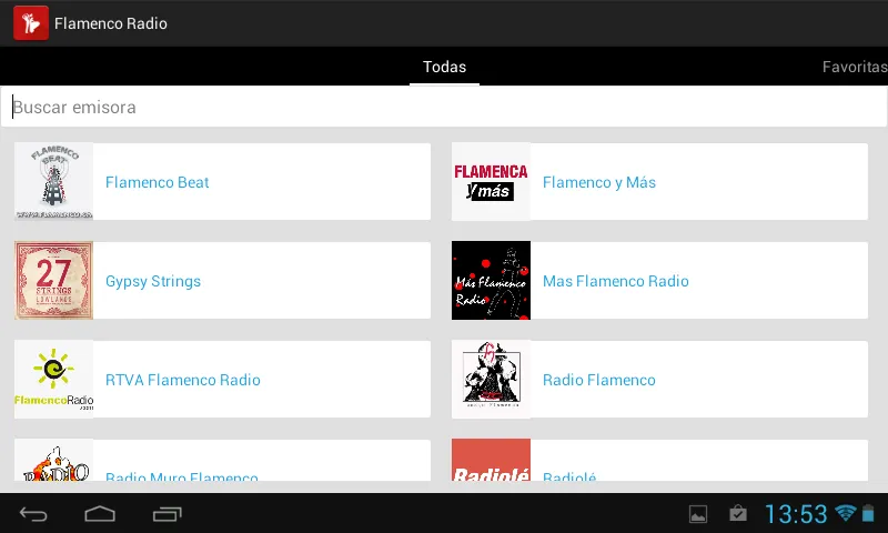 Flamenco Radio | Indus Appstore | Screenshot