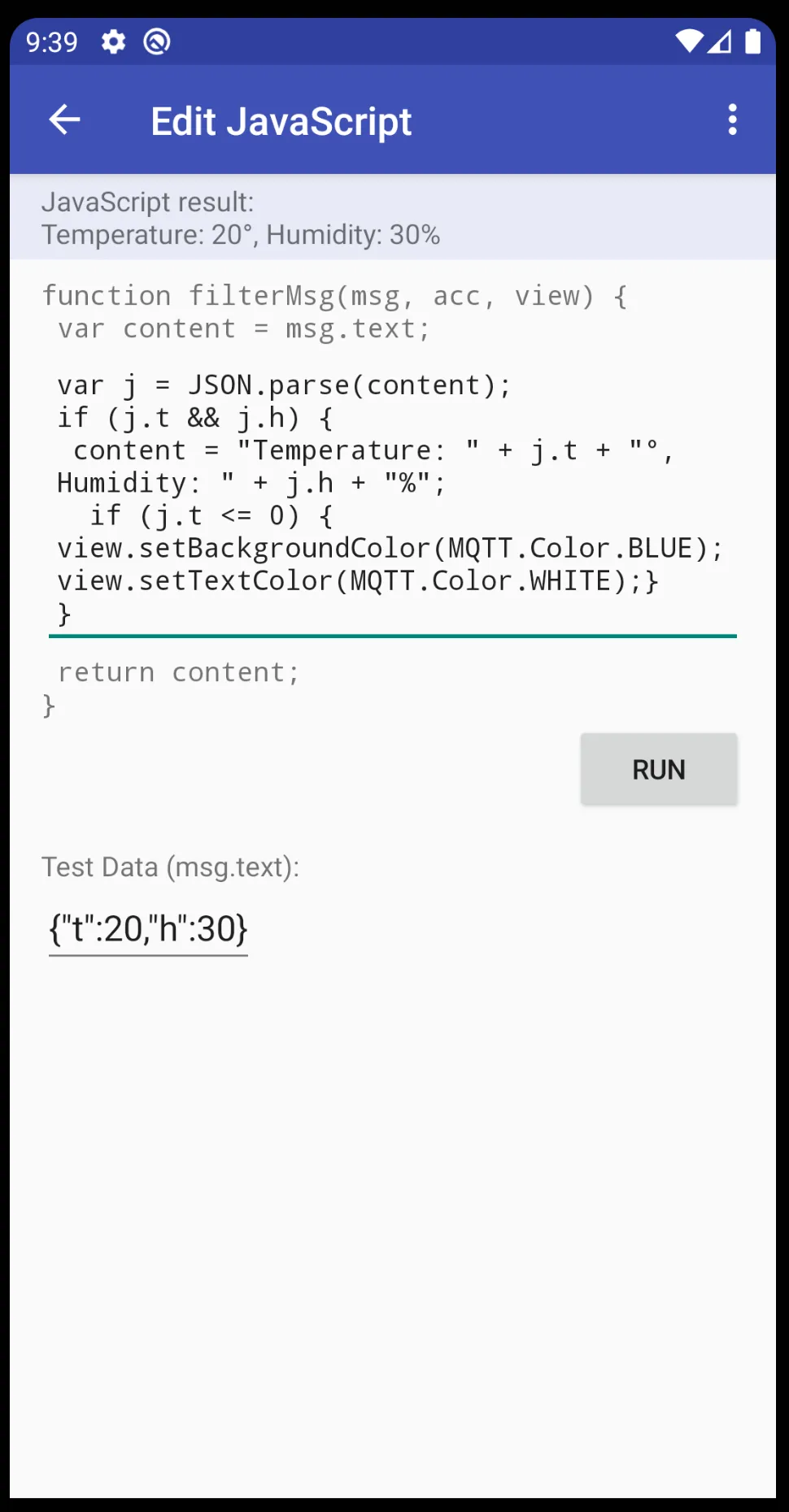 MQTT Push Client | Indus Appstore | Screenshot