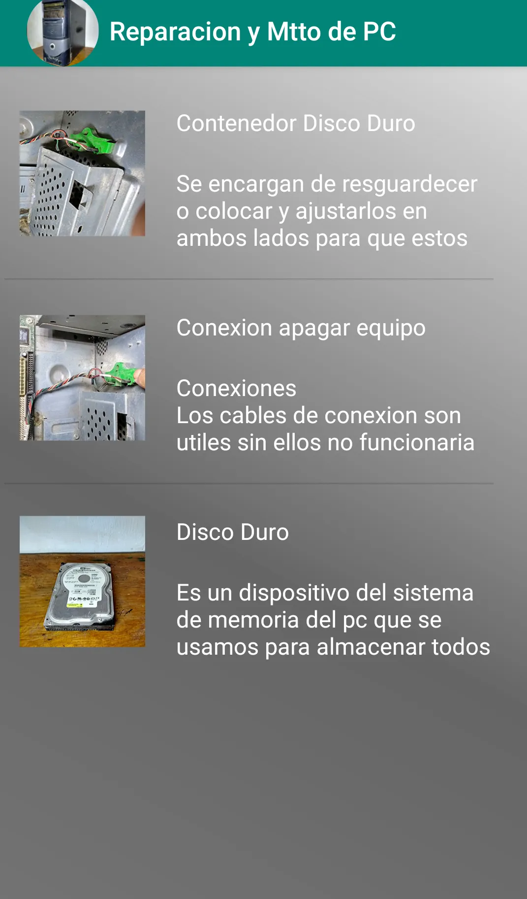 Reparación y Mtto de PC | Indus Appstore | Screenshot