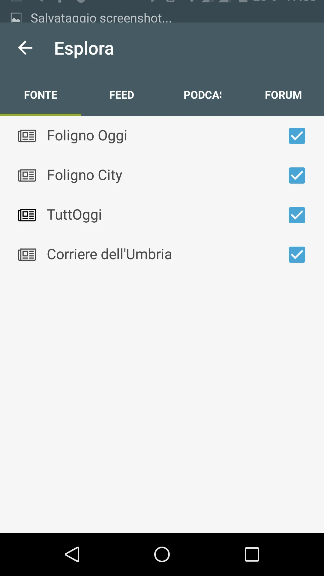 Foligno notizie locali | Indus Appstore | Screenshot