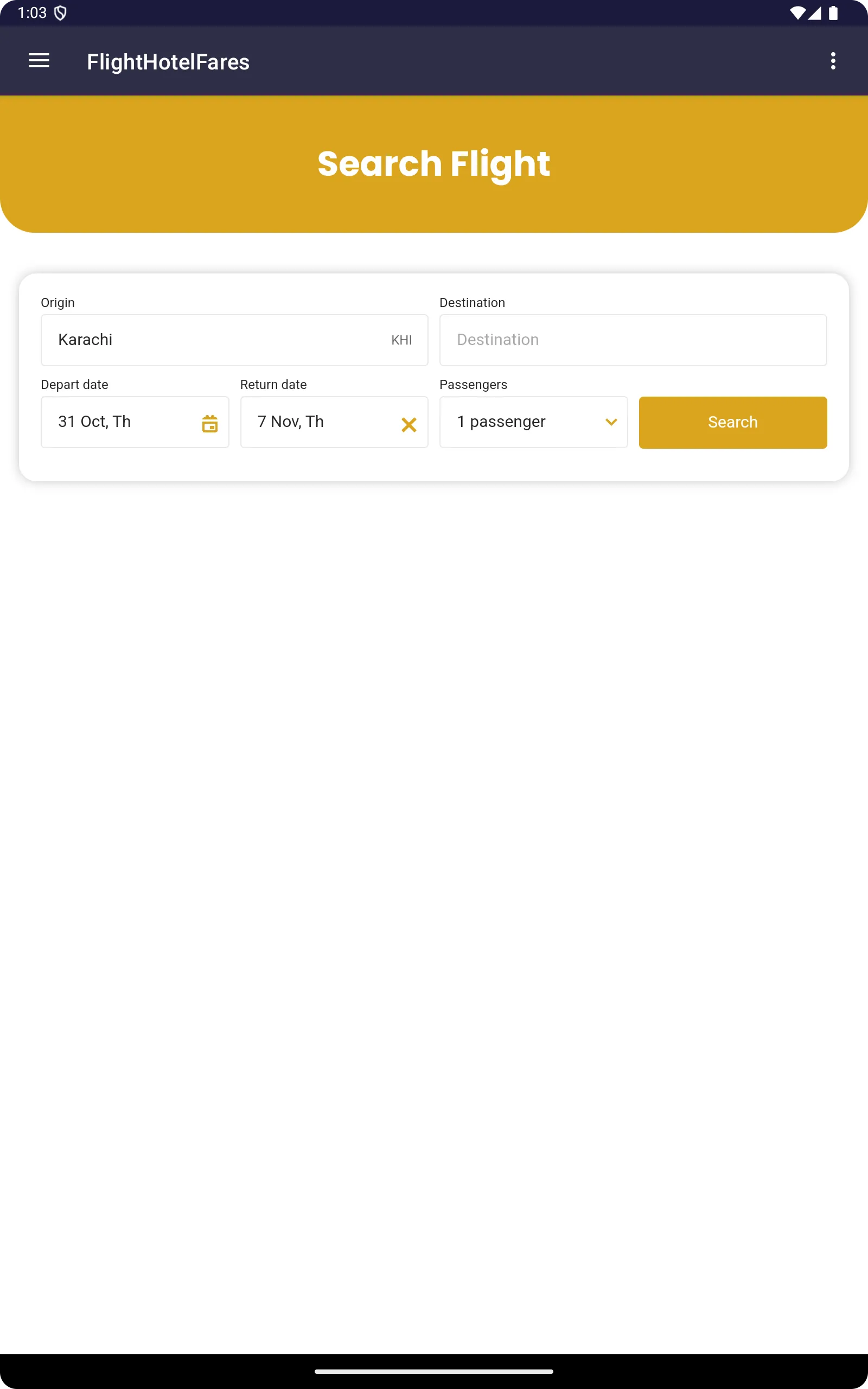 FlightHotelFares | Indus Appstore | Screenshot