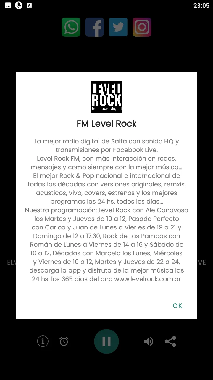 FM Level Rock | Indus Appstore | Screenshot