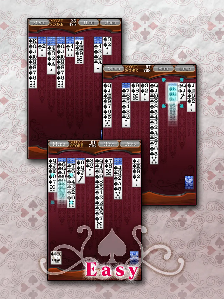 Spider Solitaire -trump- | Indus Appstore | Screenshot