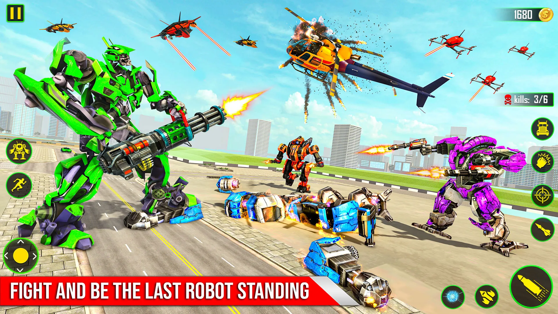 Air Robot Game - Flying Robot | Indus Appstore | Screenshot