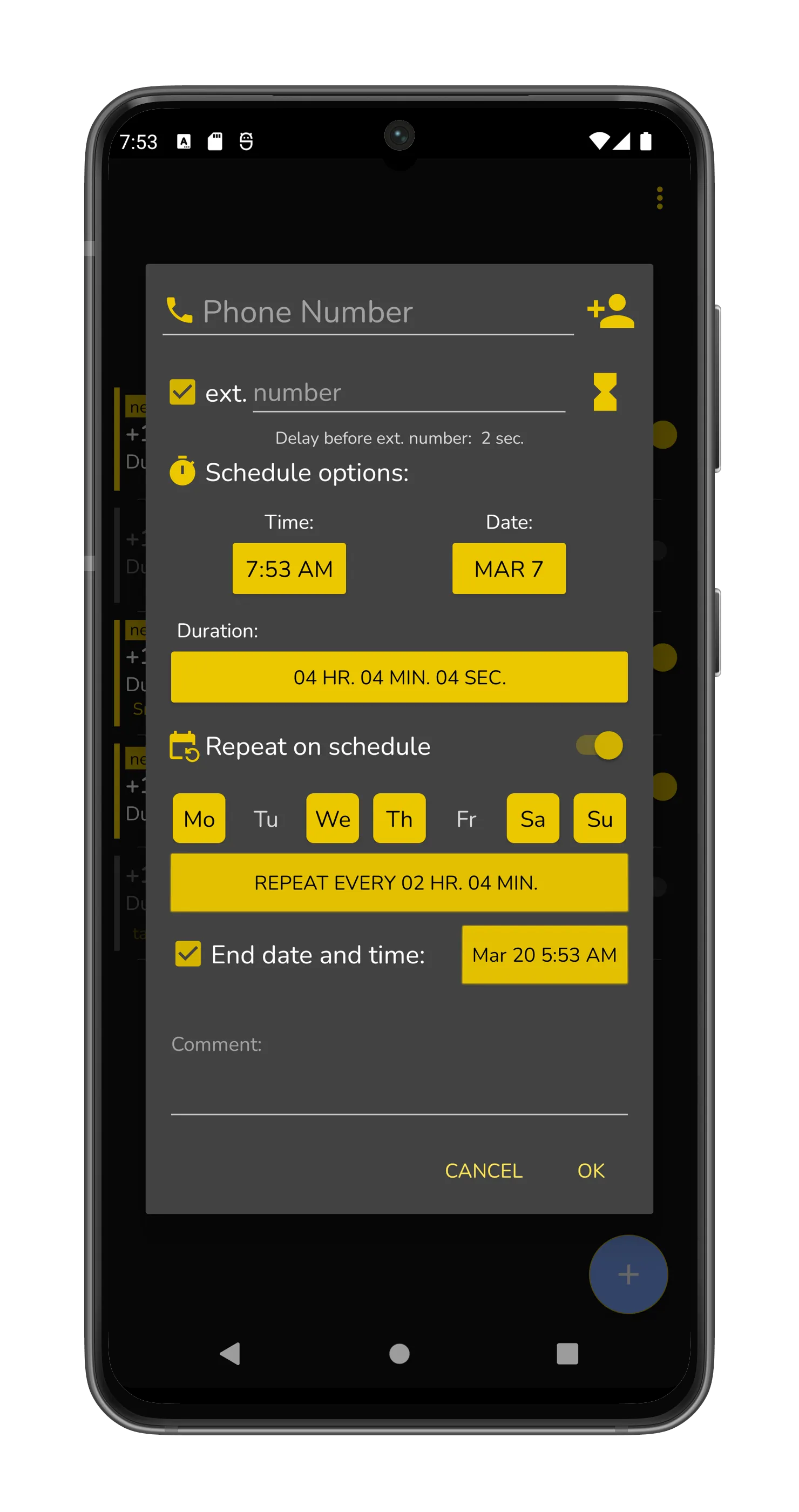 Call Scheduler | Indus Appstore | Screenshot