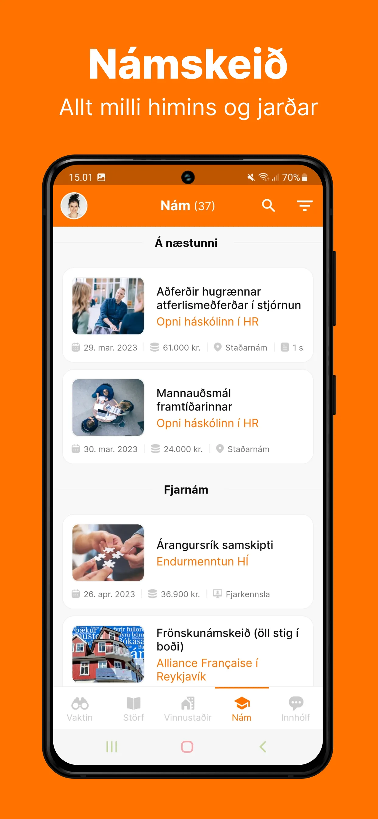 Alfreð - Atvinnuleit | Indus Appstore | Screenshot