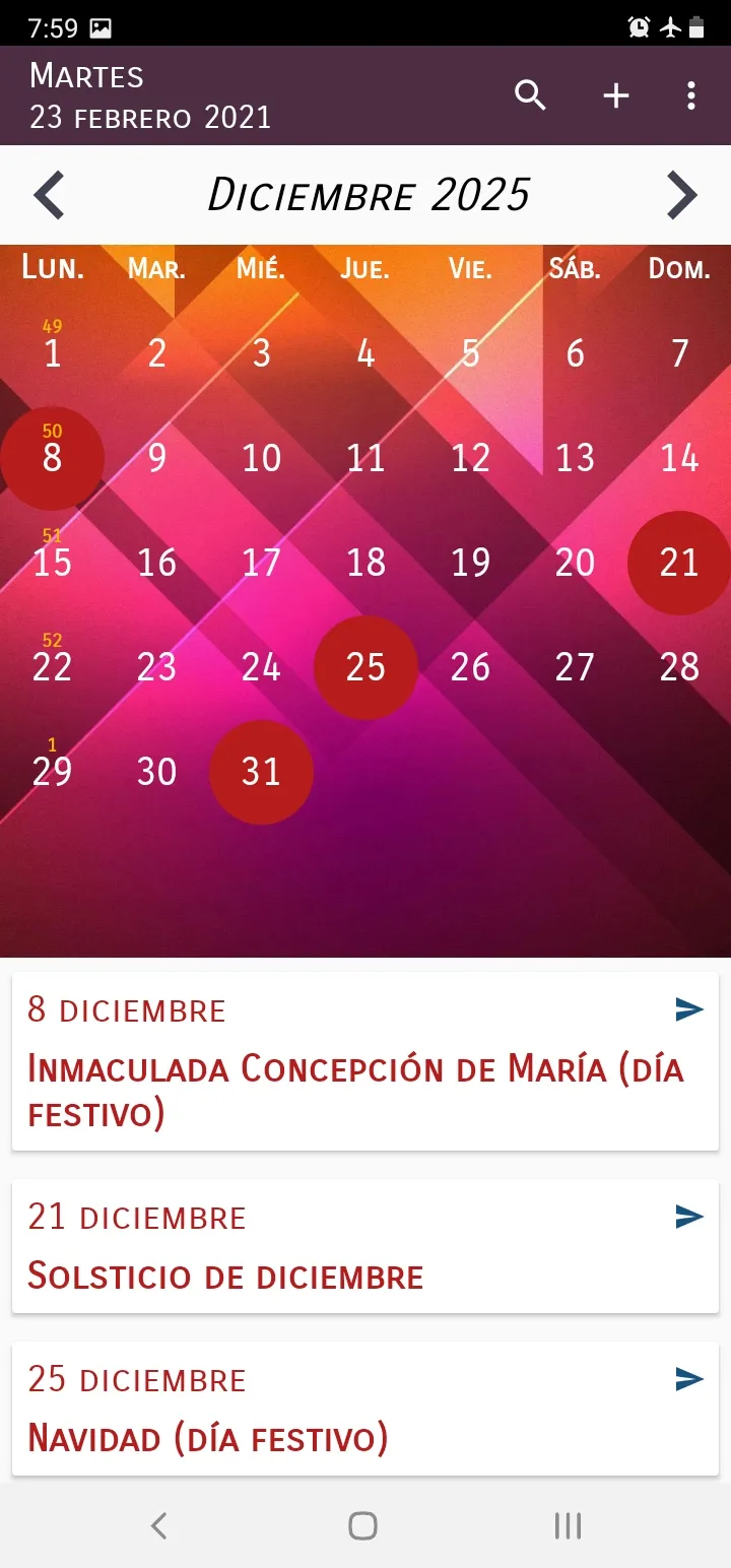 Calendario Chile | Indus Appstore | Screenshot