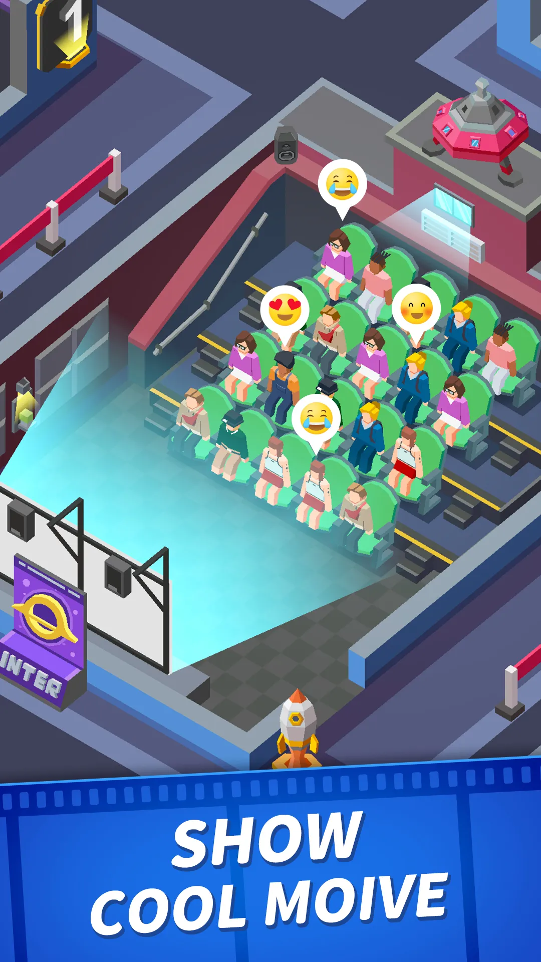 Idle Cinema Empire Idle Games | Indus Appstore | Screenshot