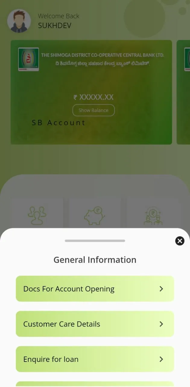 Shimoga DCCB - Mobile Banking | Indus Appstore | Screenshot