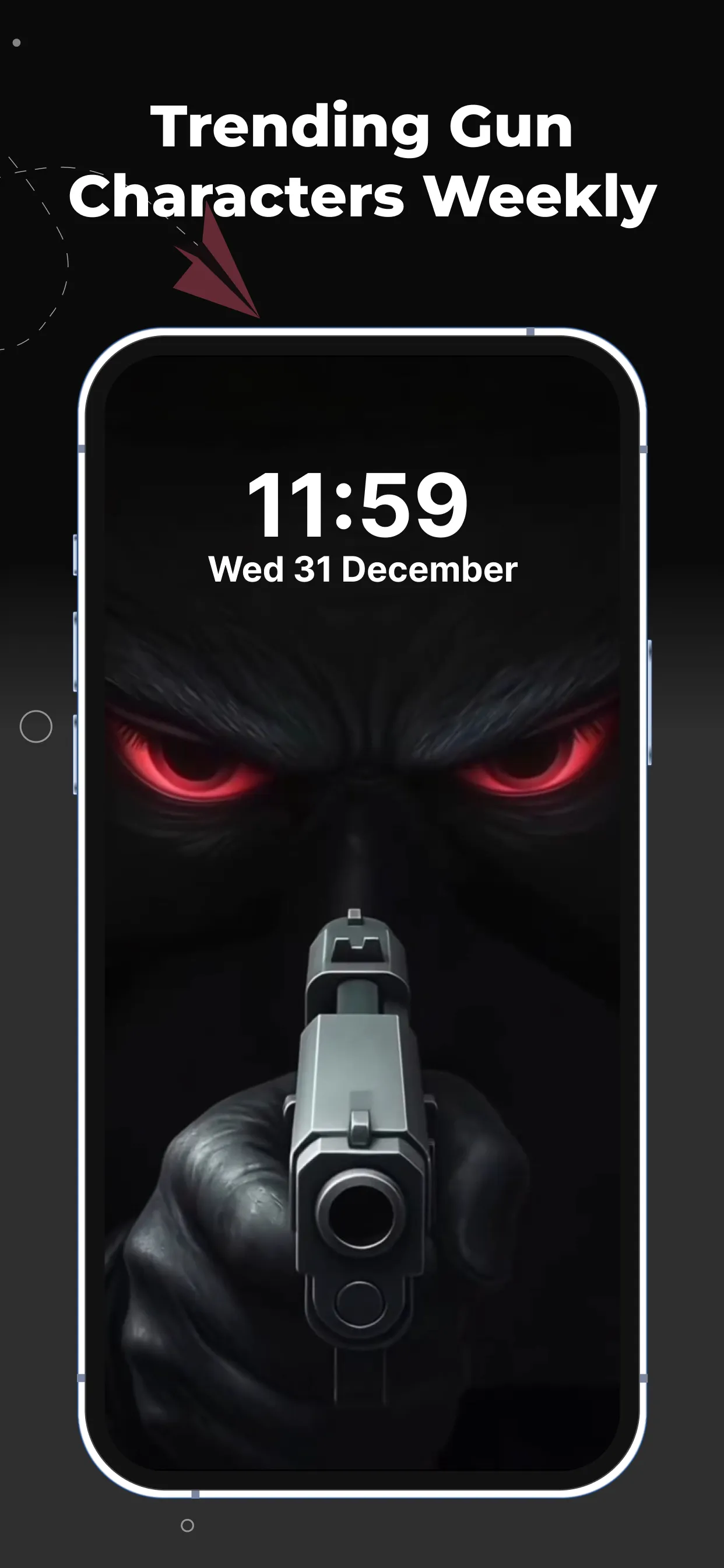Silly Smile Gun Live Wallpaper | Indus Appstore | Screenshot