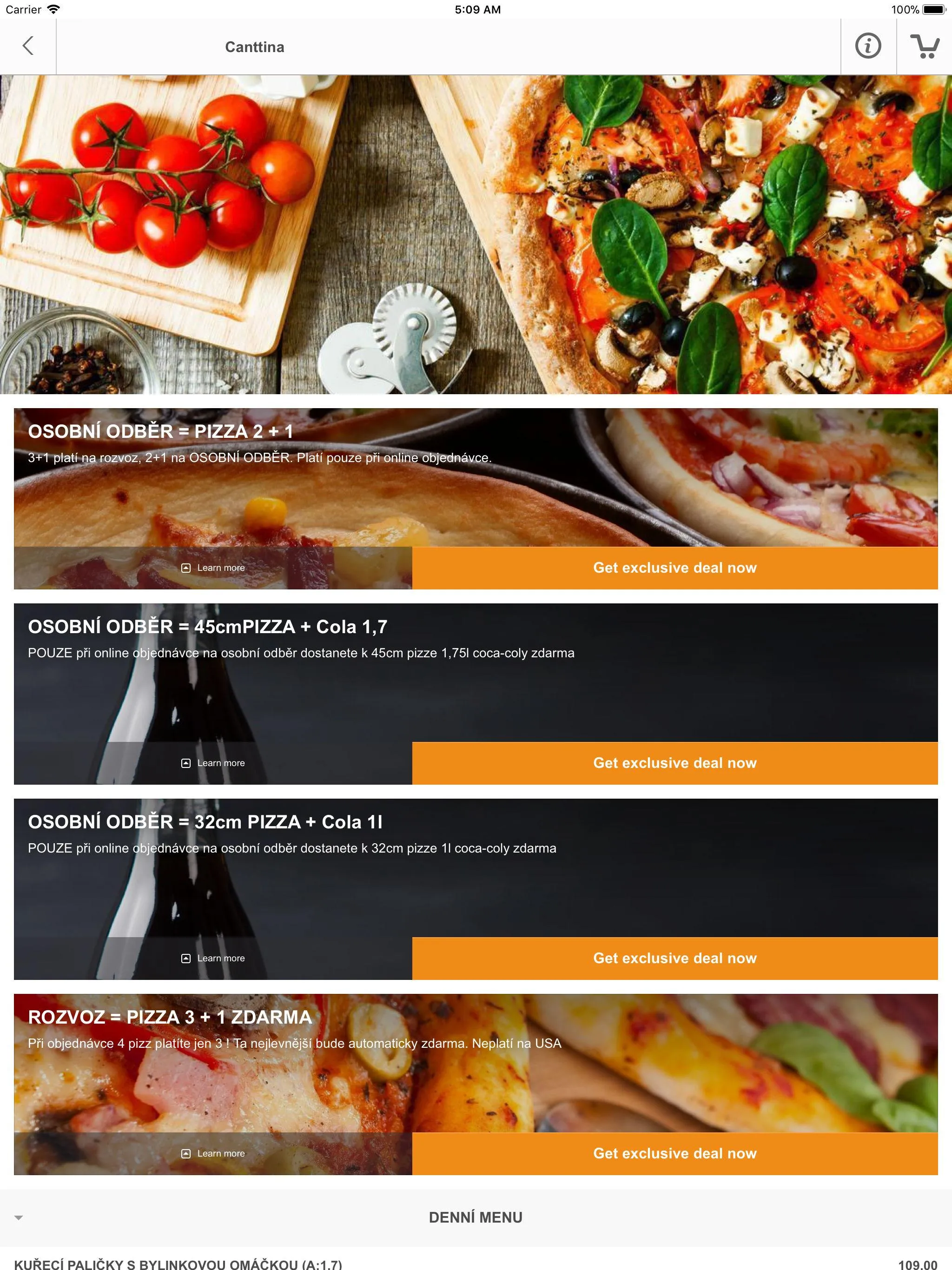 Canttina & Pizza Burger Star | Indus Appstore | Screenshot