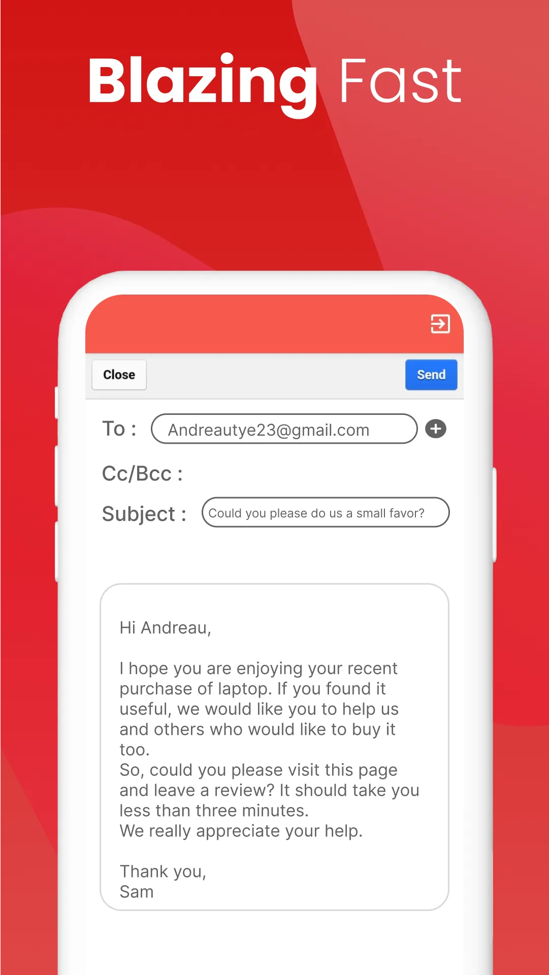 Email Go: All email app | Indus Appstore | Screenshot