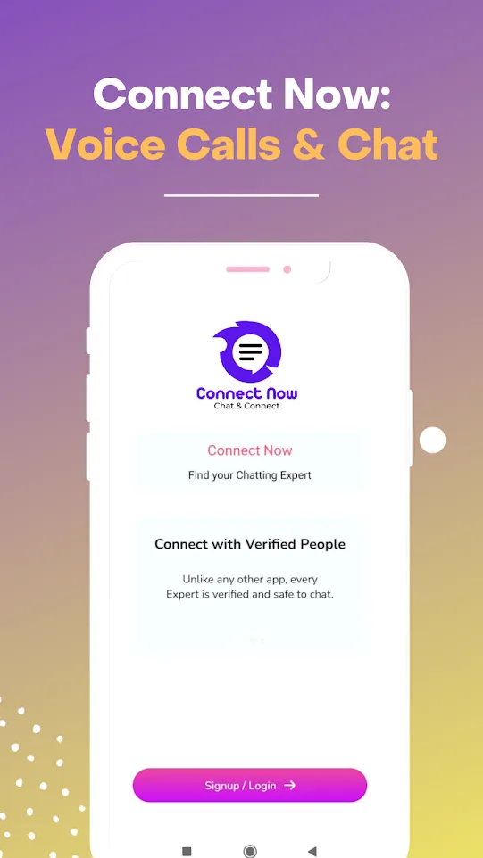 Connect Now - Talk to Experts | Indus Appstore | Screenshot