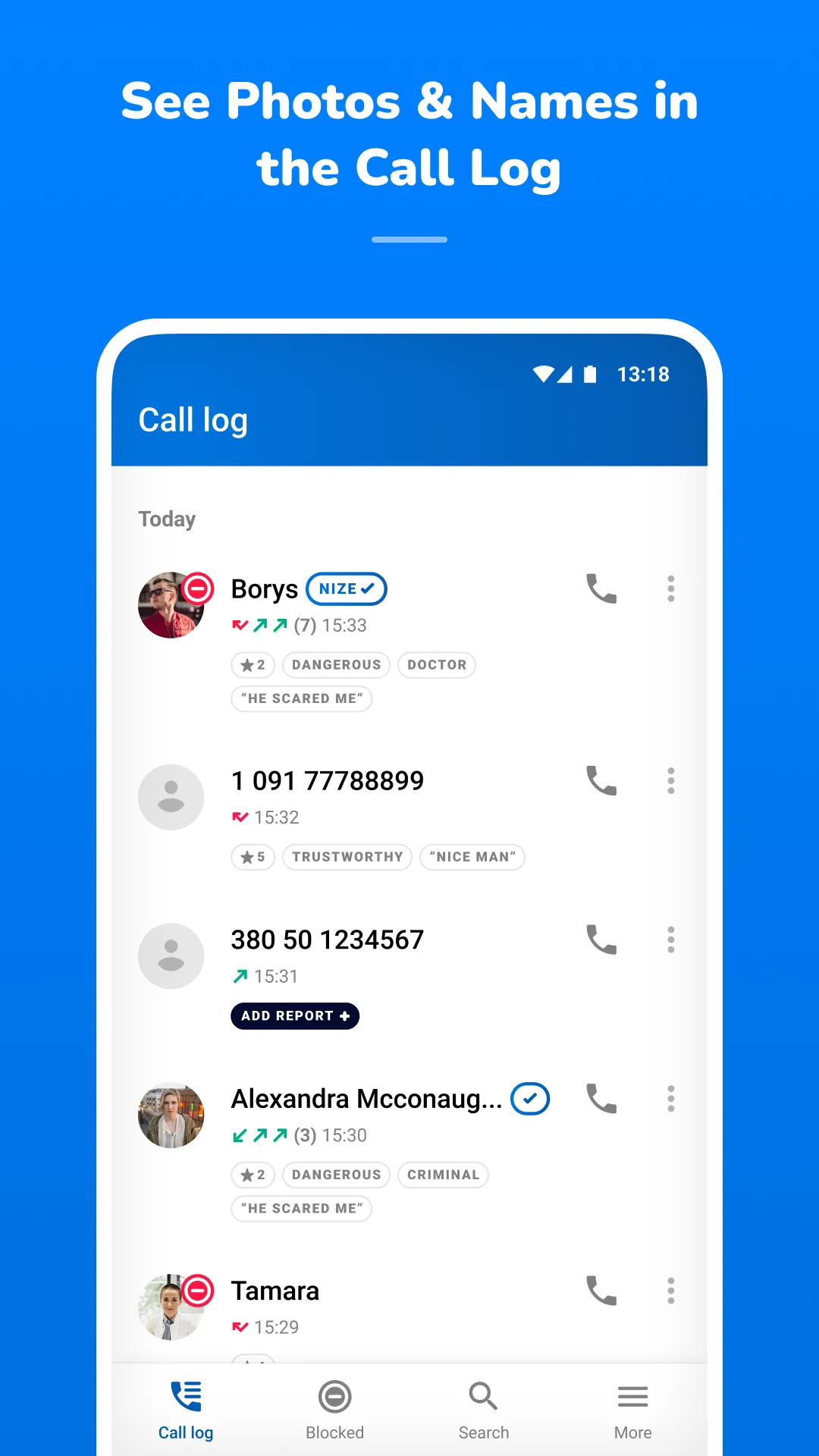 Nize - Caller ID. Spam Blocker | Indus Appstore | Screenshot