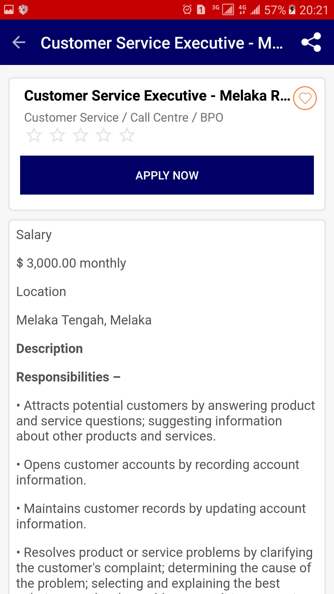 Jobs in Malaysia | Indus Appstore | Screenshot