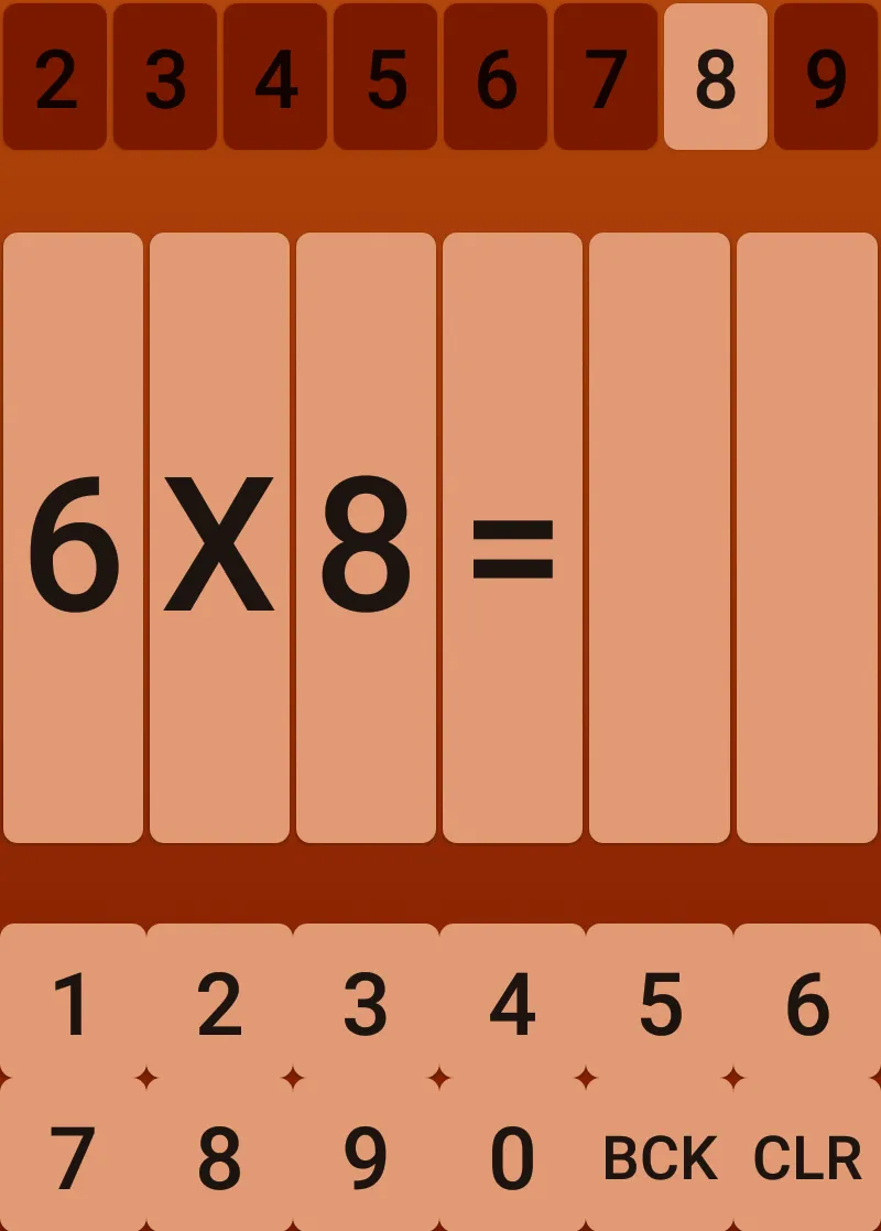 Multiplication Tables | Indus Appstore | Screenshot