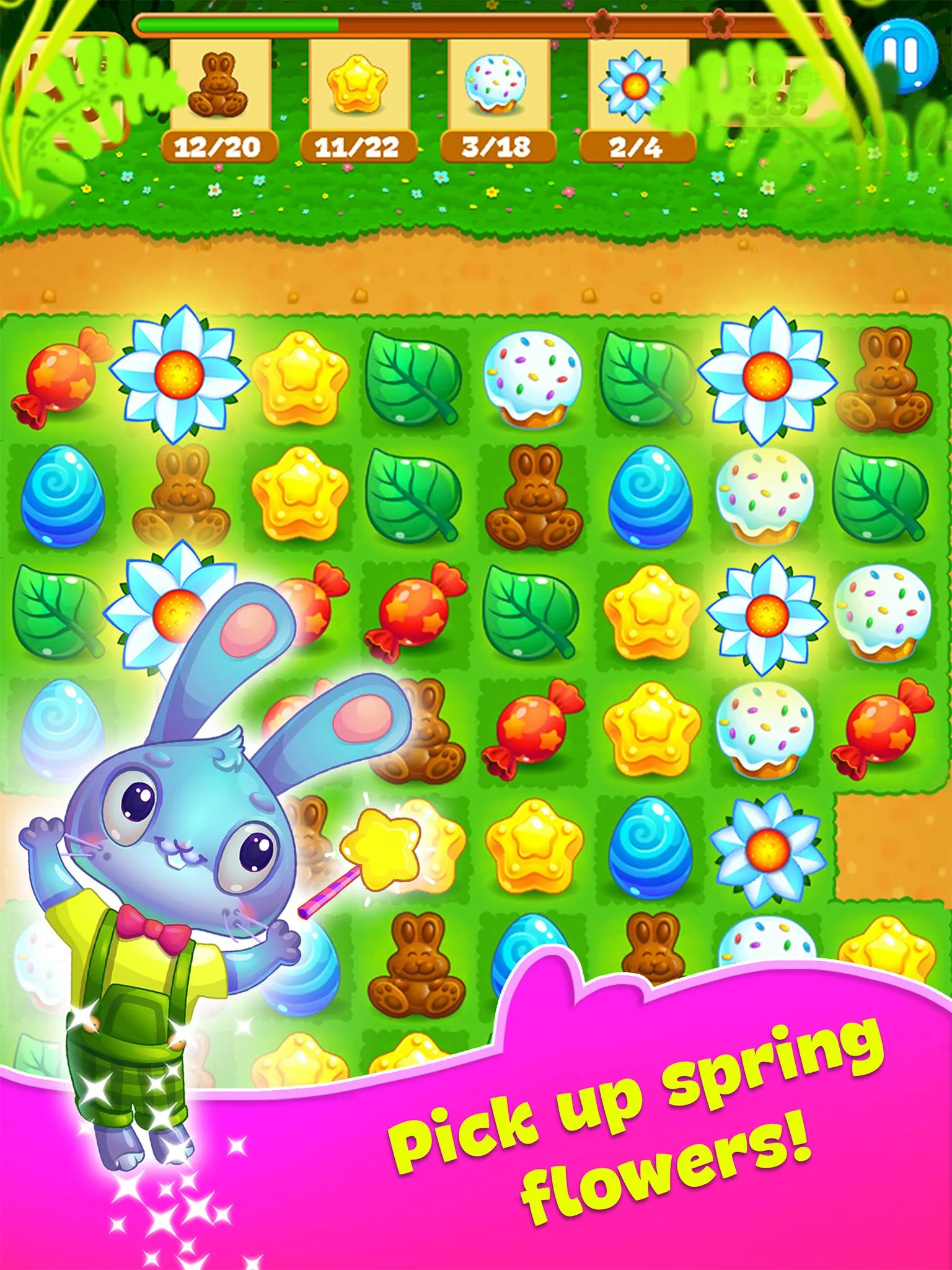 Easter Sweeper - Bunny Match 3 | Indus Appstore | Screenshot