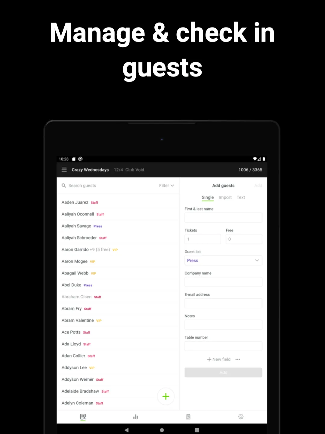 Guest List App | Attendium | Indus Appstore | Screenshot