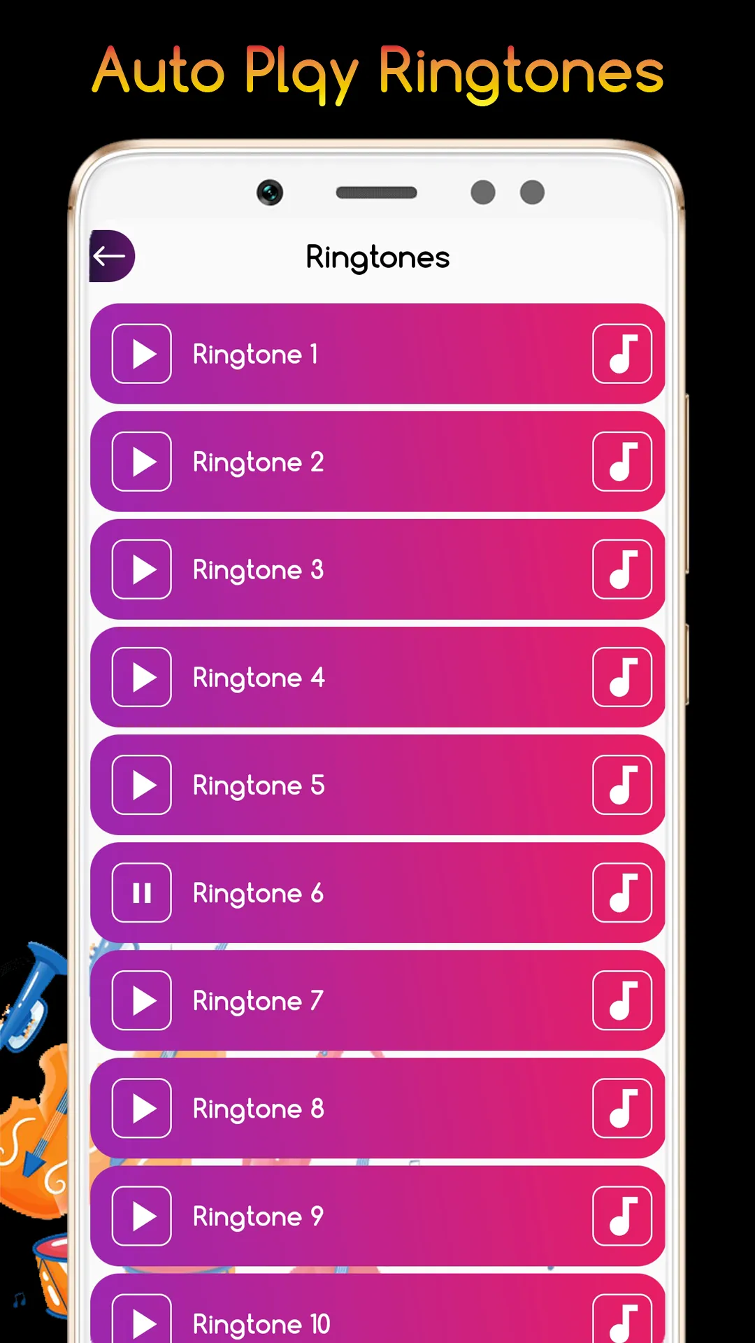 All Instrument Ringtones | Indus Appstore | Screenshot