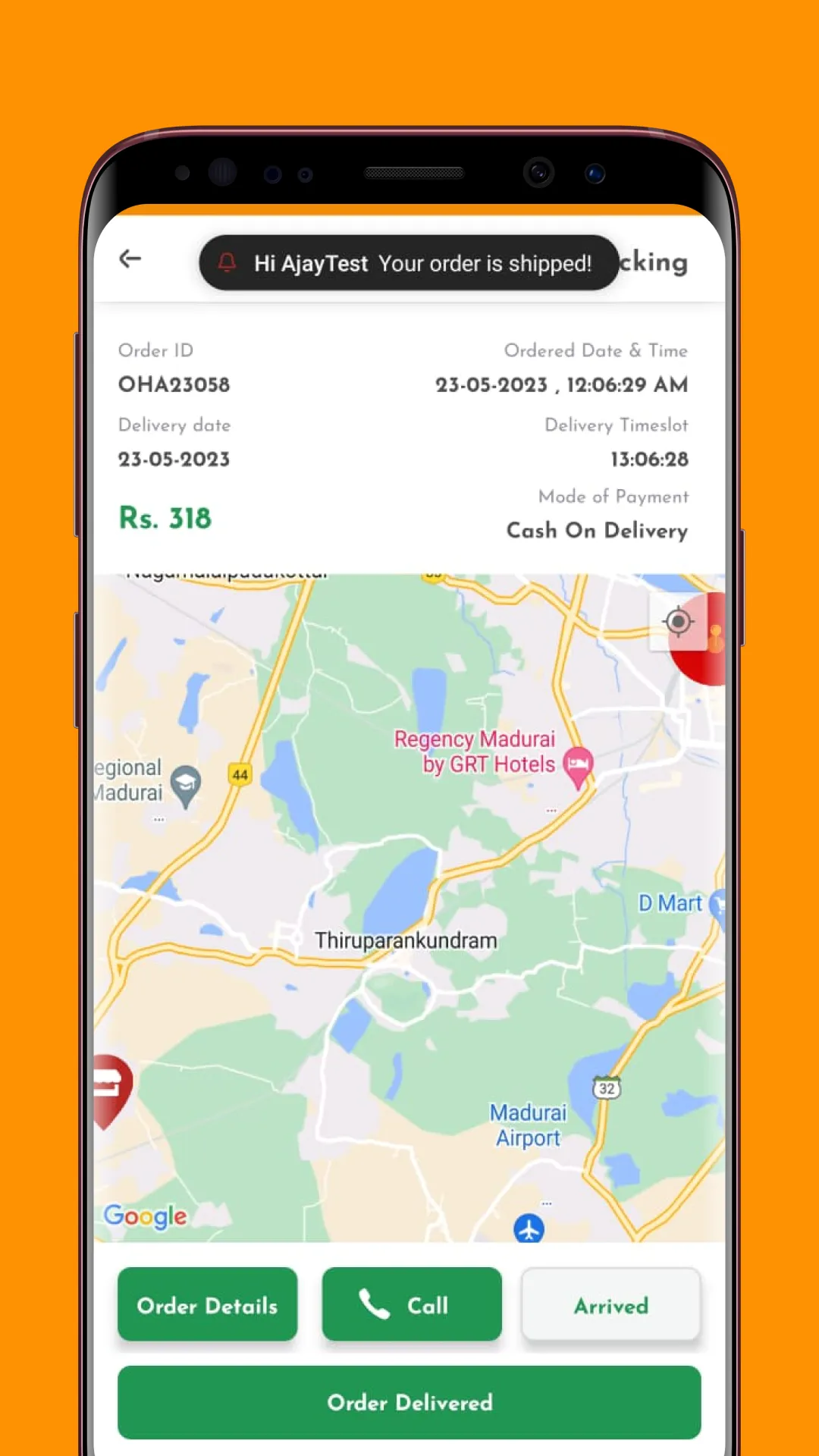 Orange Restaurant Rider | Indus Appstore | Screenshot