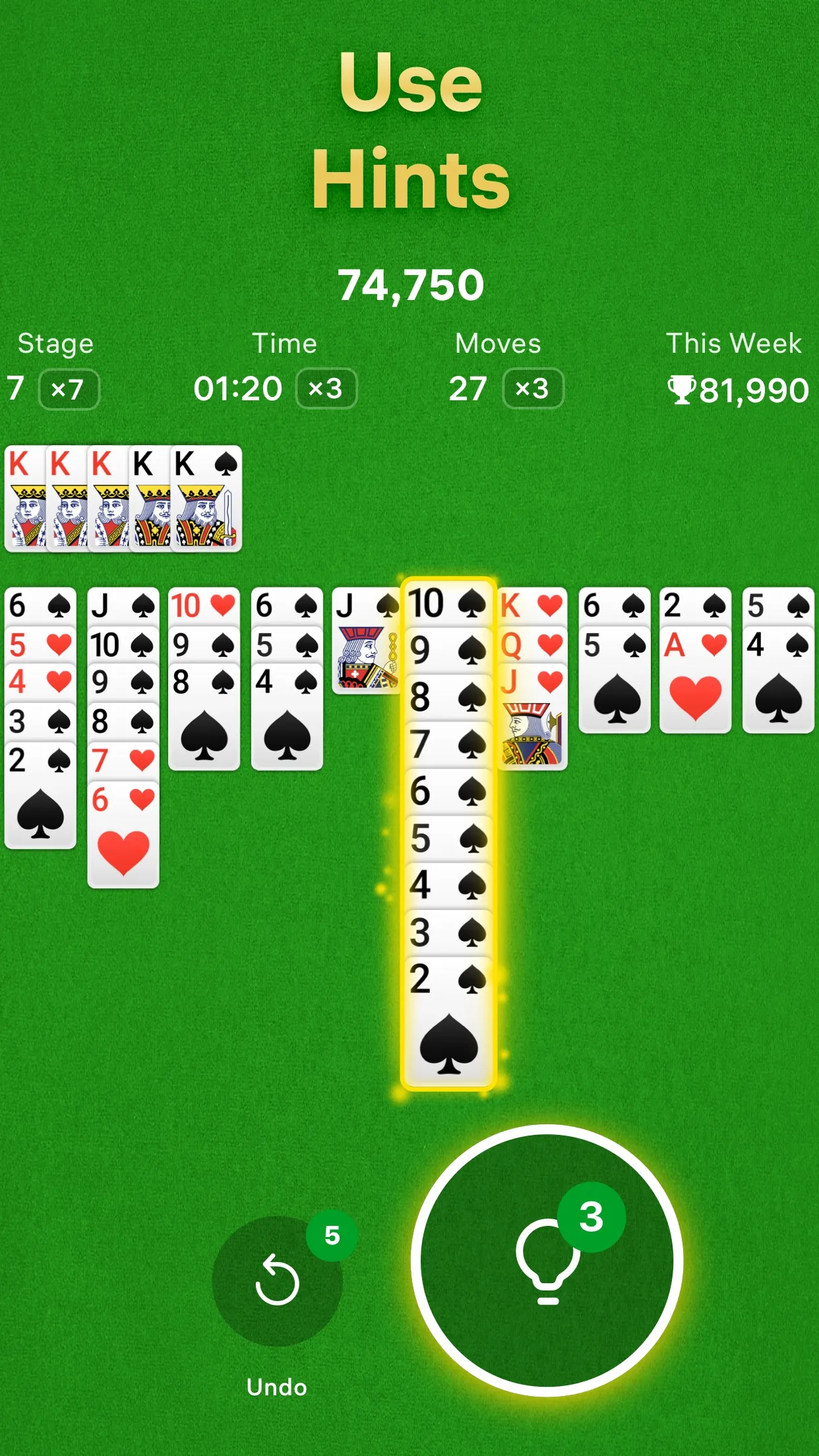 Spider Solitaire | Indus Appstore | Screenshot