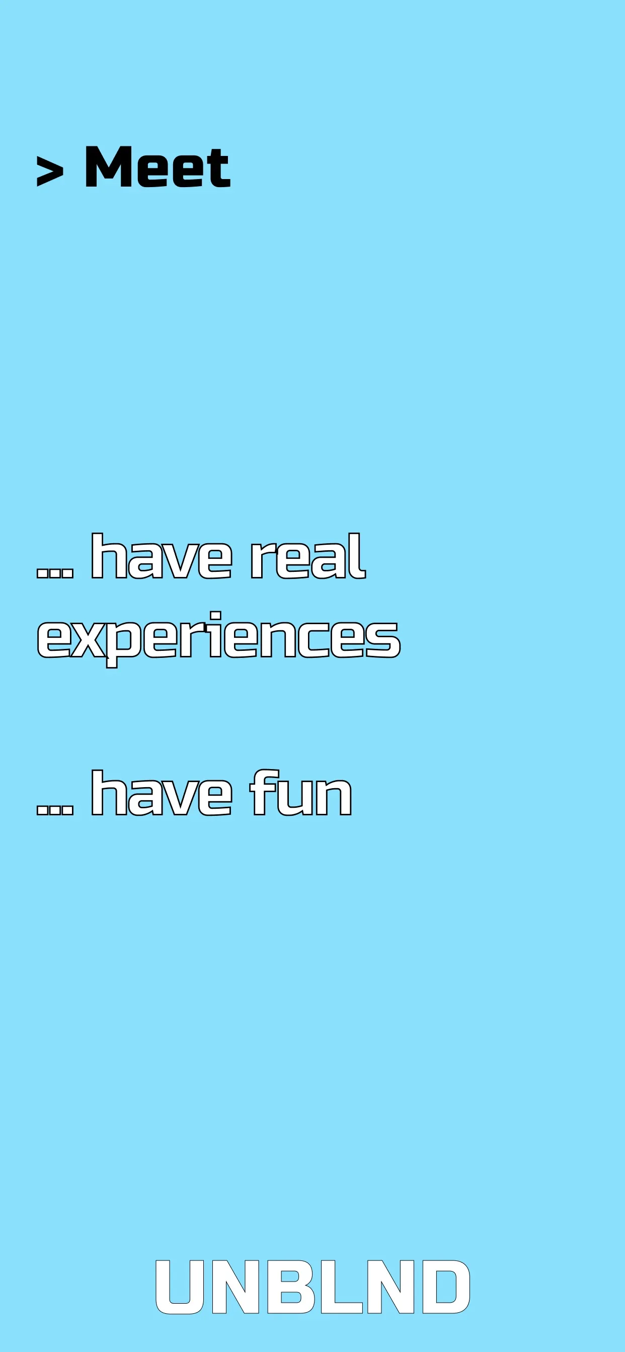 UNBLND - make friends app | Indus Appstore | Screenshot