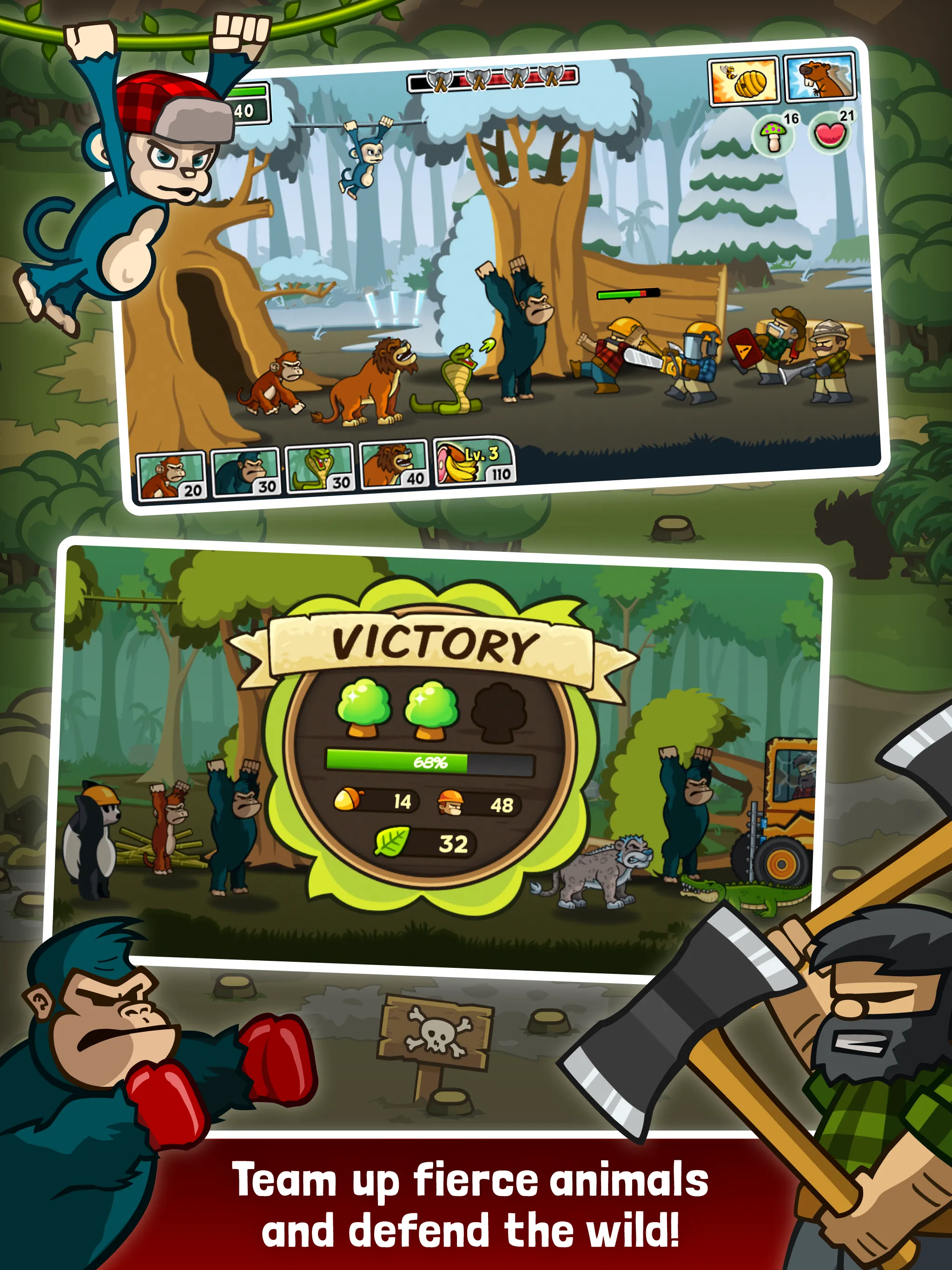 Lumberwhack: Defend the Wild | Indus Appstore | Screenshot