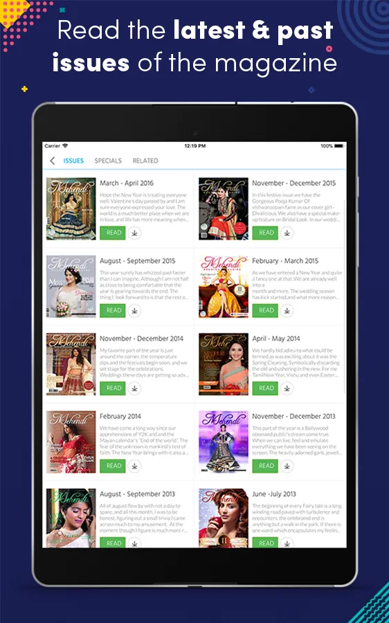 Mehendi wedding magazine | Indus Appstore | Screenshot