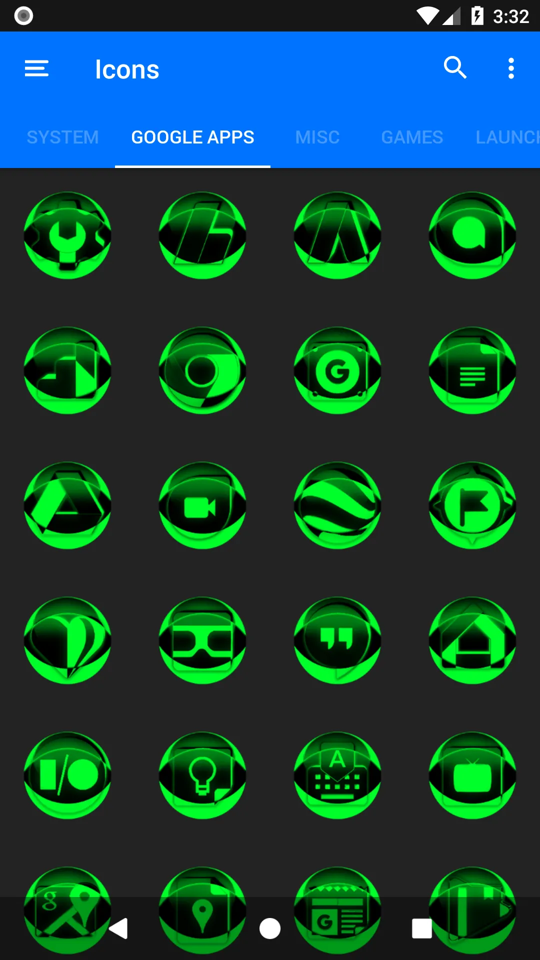 Green Icon Pack Style 2 | Indus Appstore | Screenshot