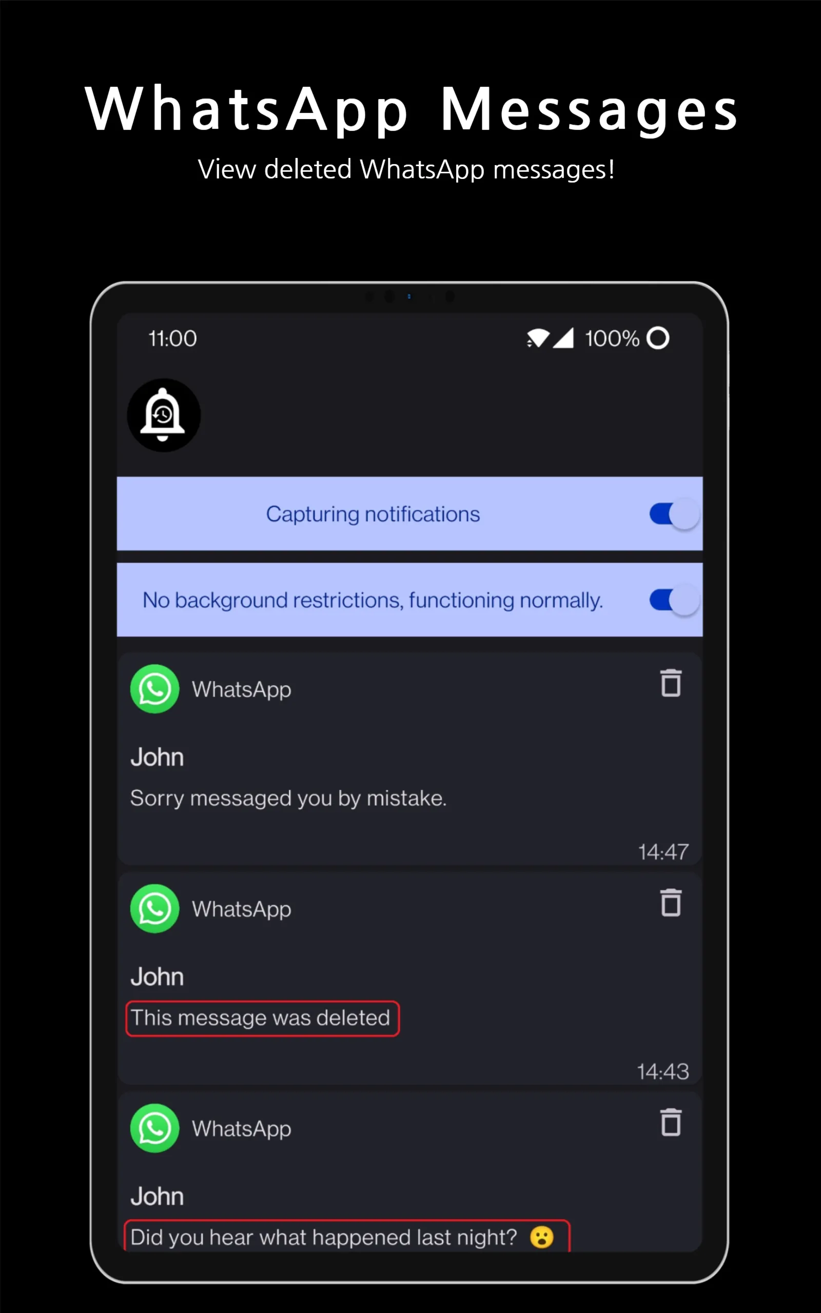 Save Notification History Log | Indus Appstore | Screenshot