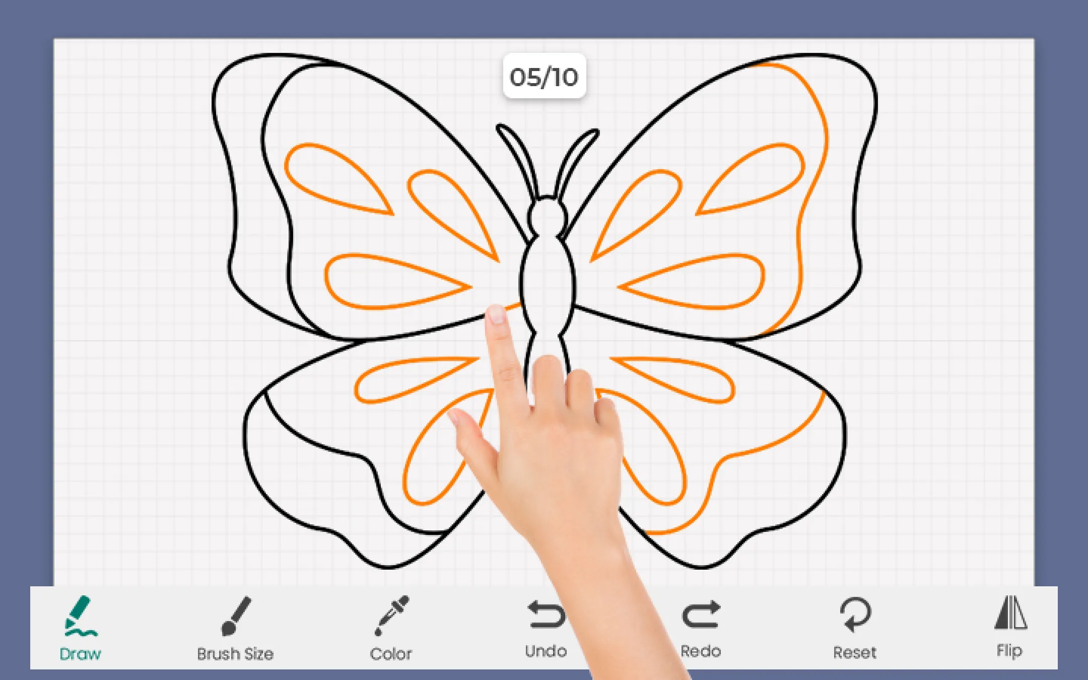 Butterfly Draw Step by Step | Indus Appstore | Screenshot