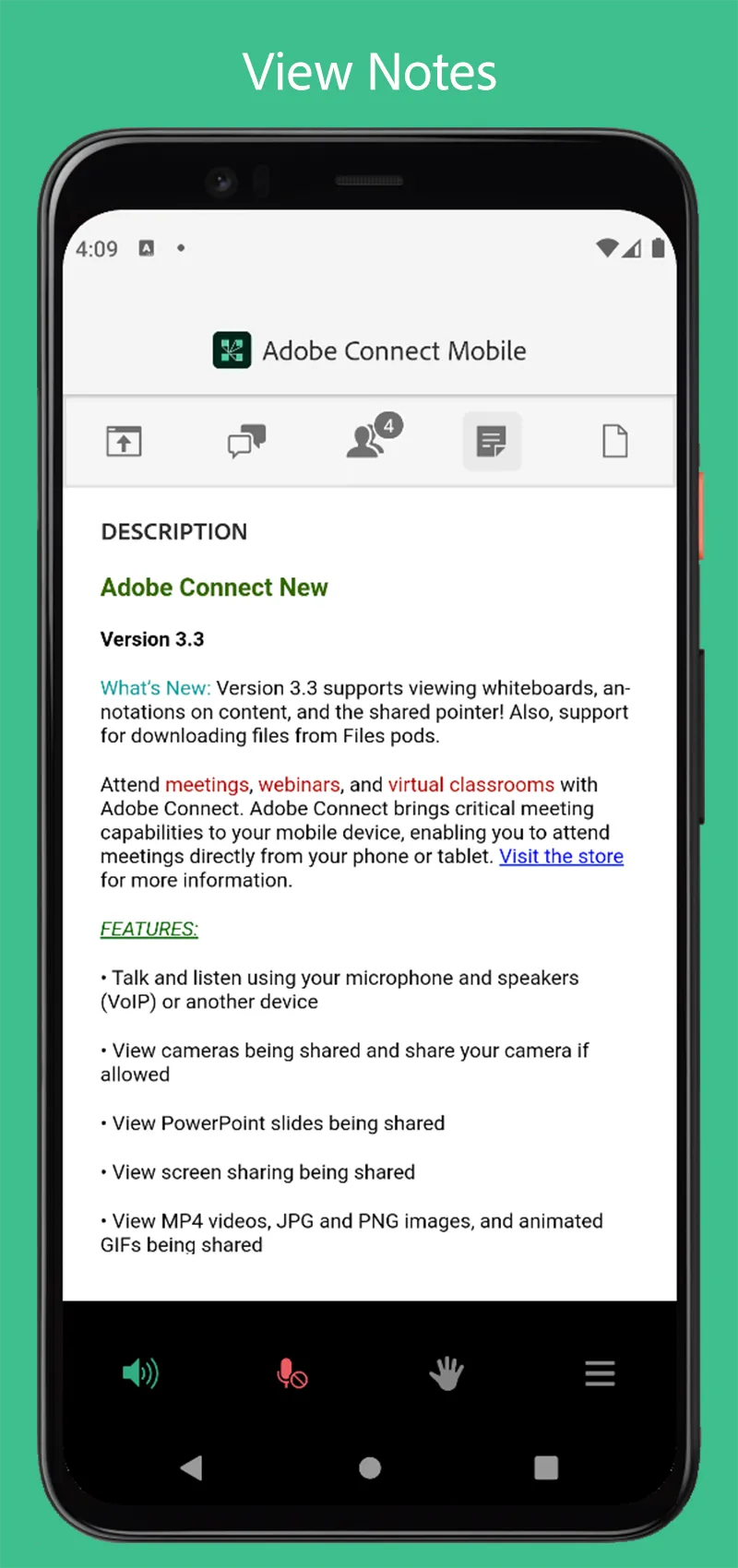 Adobe Connect | Indus Appstore | Screenshot