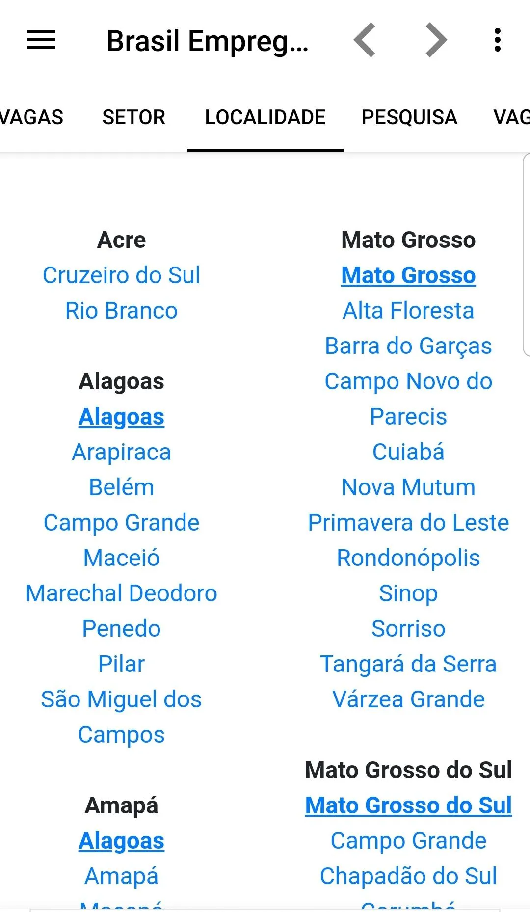 Brasil Empregos | Indus Appstore | Screenshot