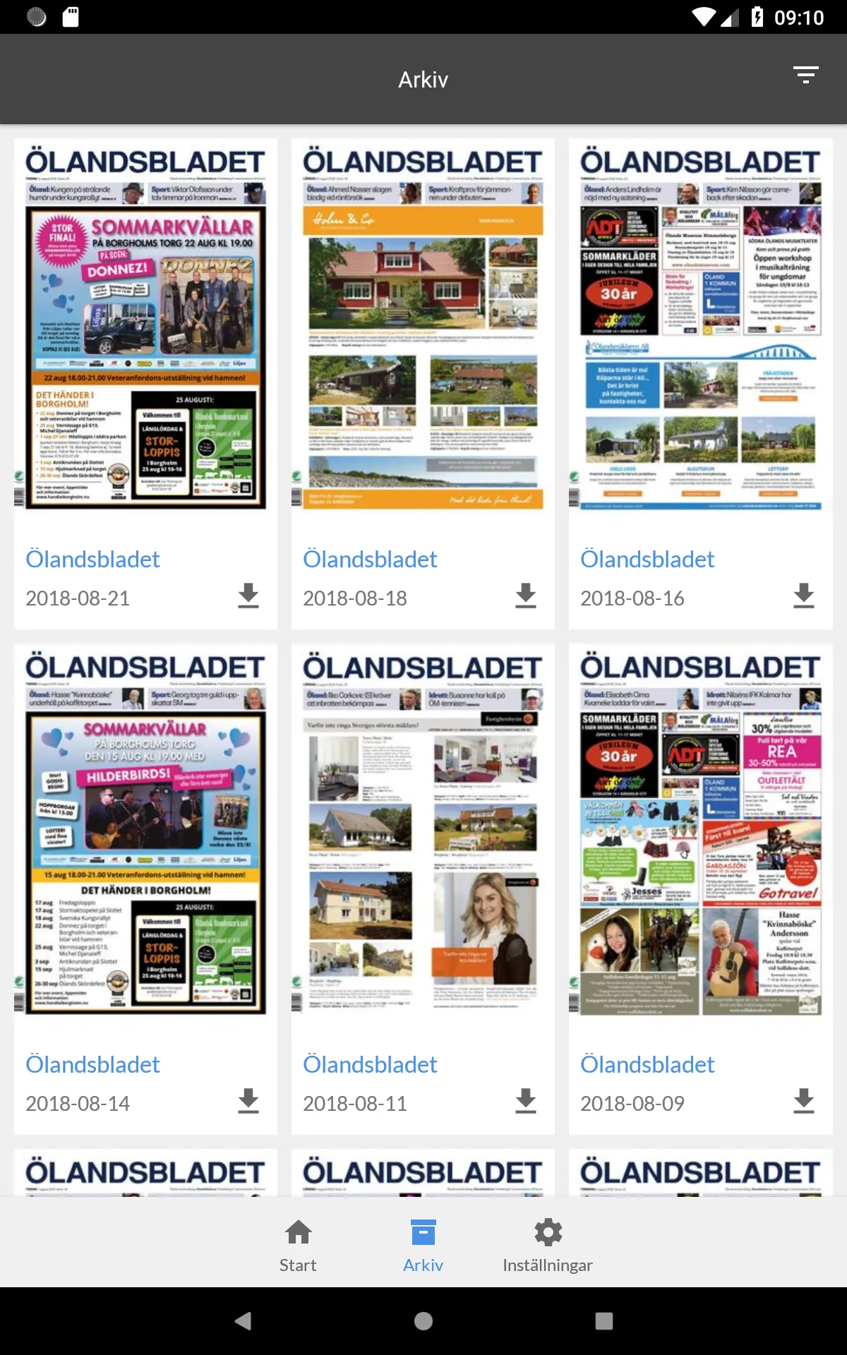 Ölandsbladet | Indus Appstore | Screenshot