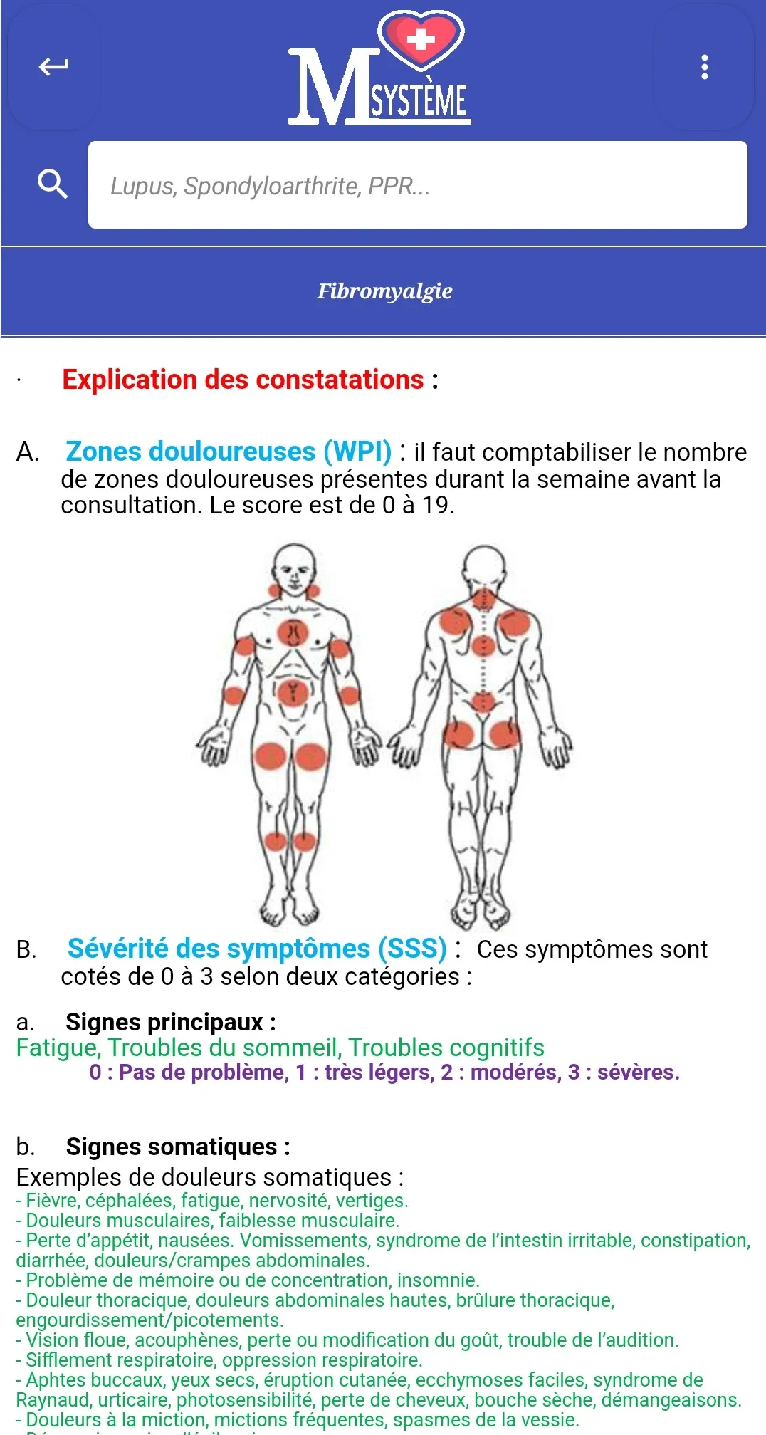 Maladies de système - Msystem+ | Indus Appstore | Screenshot