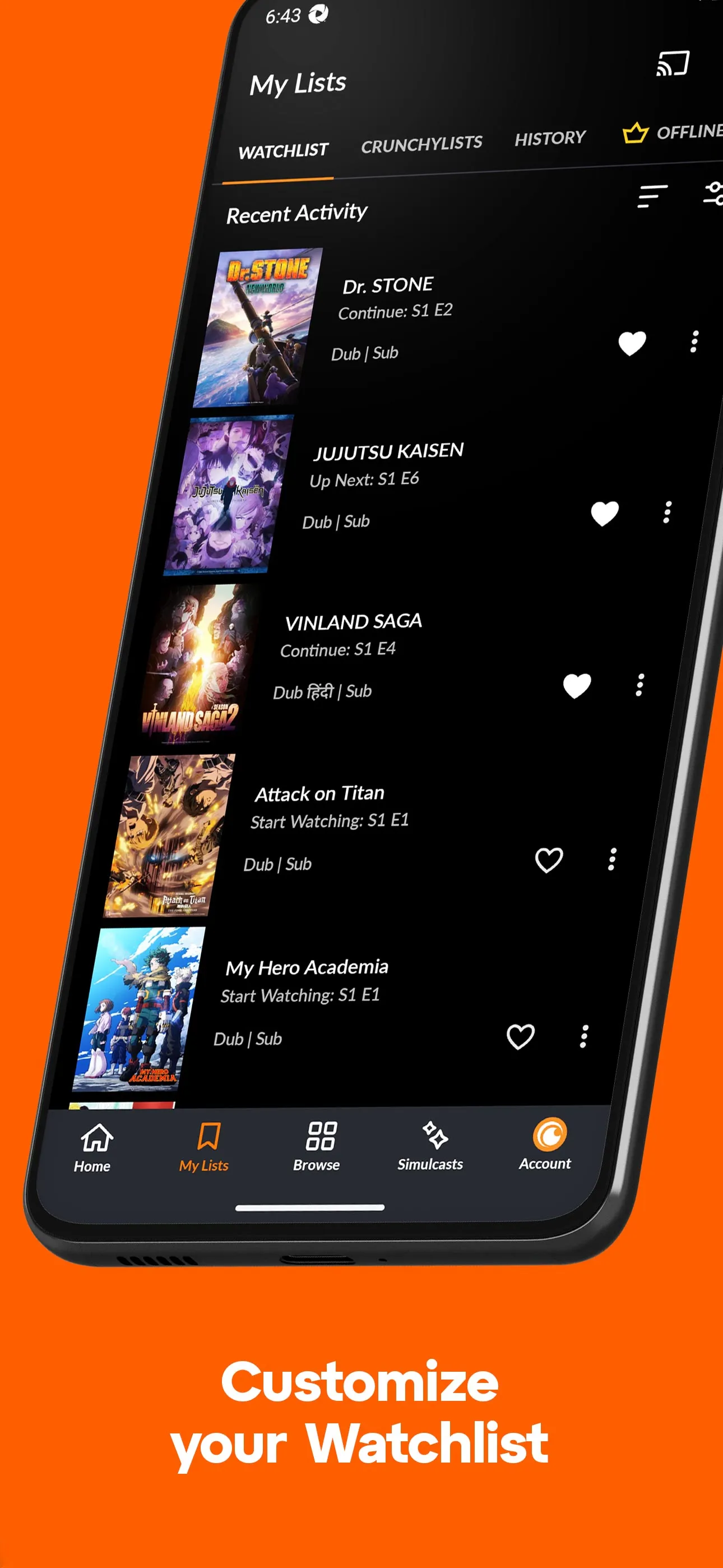 Crunchyroll | Indus Appstore | Screenshot