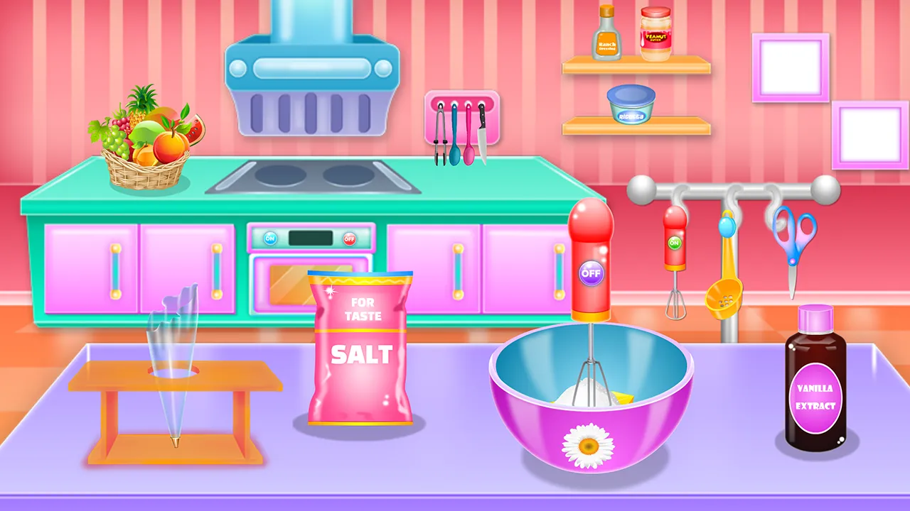 Colorful Cookies Cooking | Indus Appstore | Screenshot