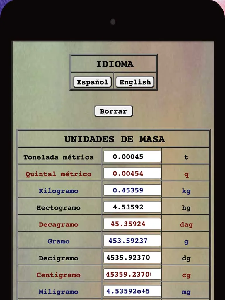 Convertidor de unidades | Indus Appstore | Screenshot