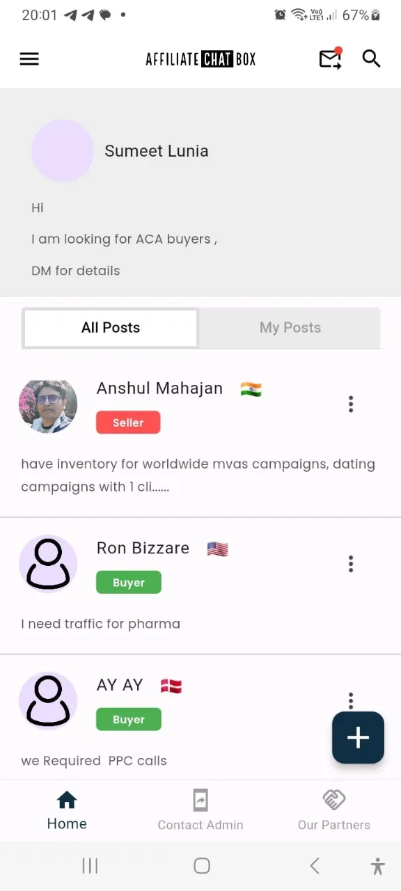 Affiliate Chat Box | Indus Appstore | Screenshot