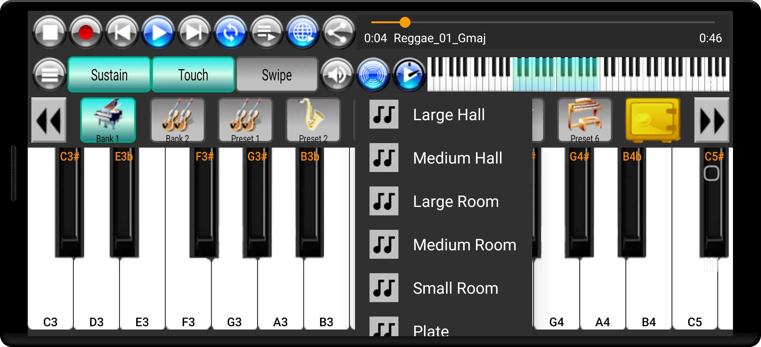 Strings and Piano Keyboard | Indus Appstore | Screenshot