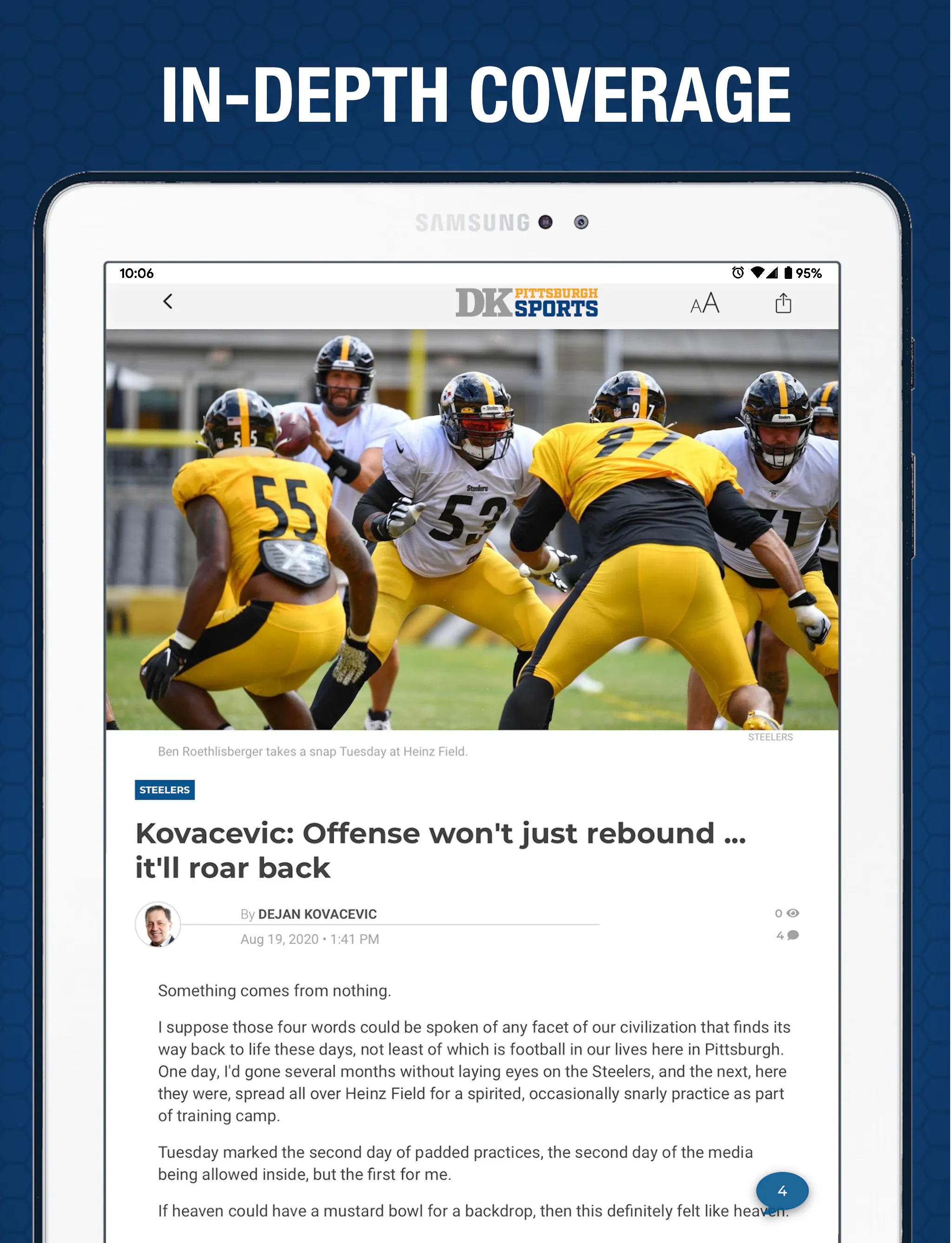 DK Pittsburgh Sports | Indus Appstore | Screenshot