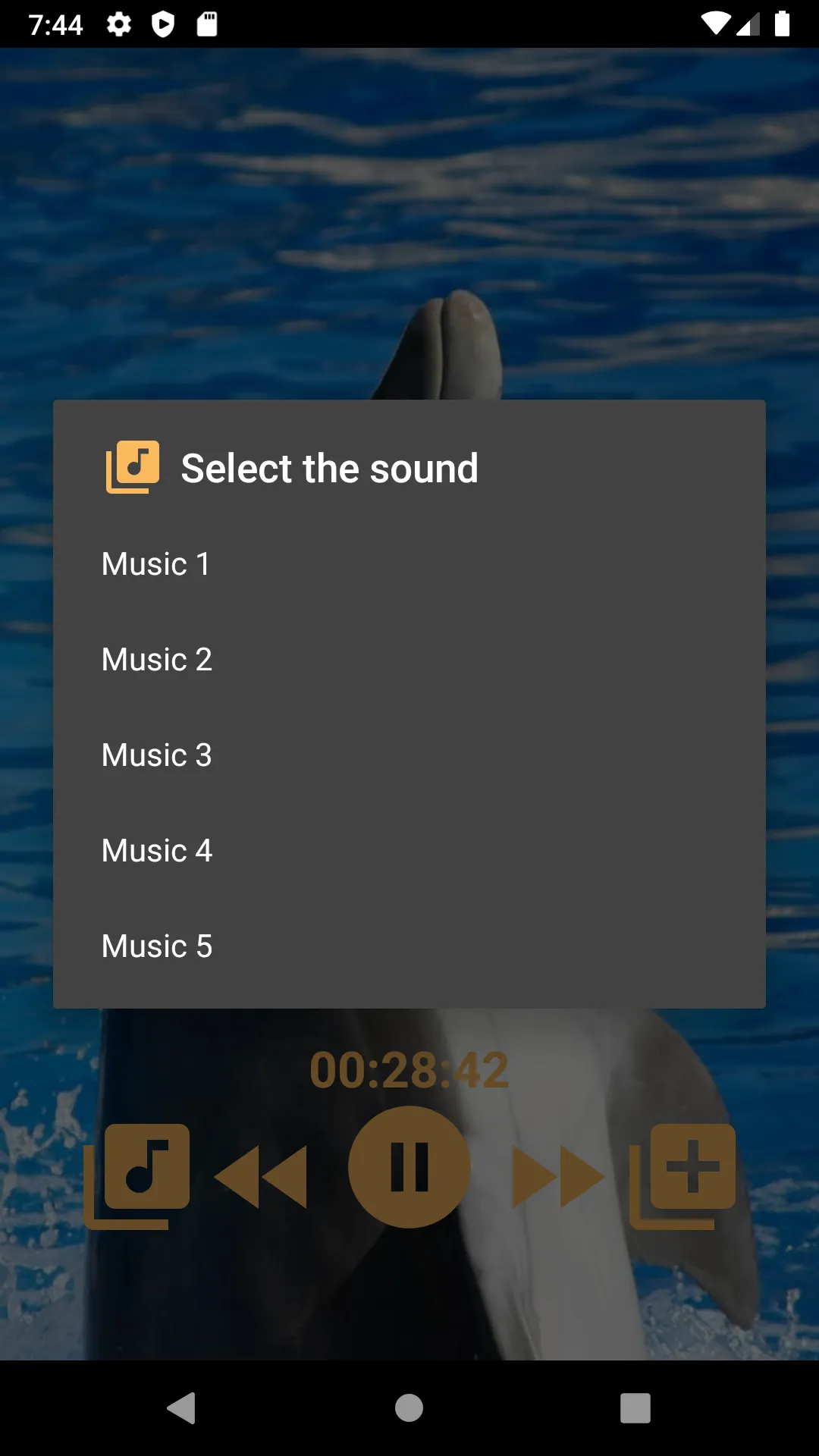 Dolphins - Sound to relax | Indus Appstore | Screenshot